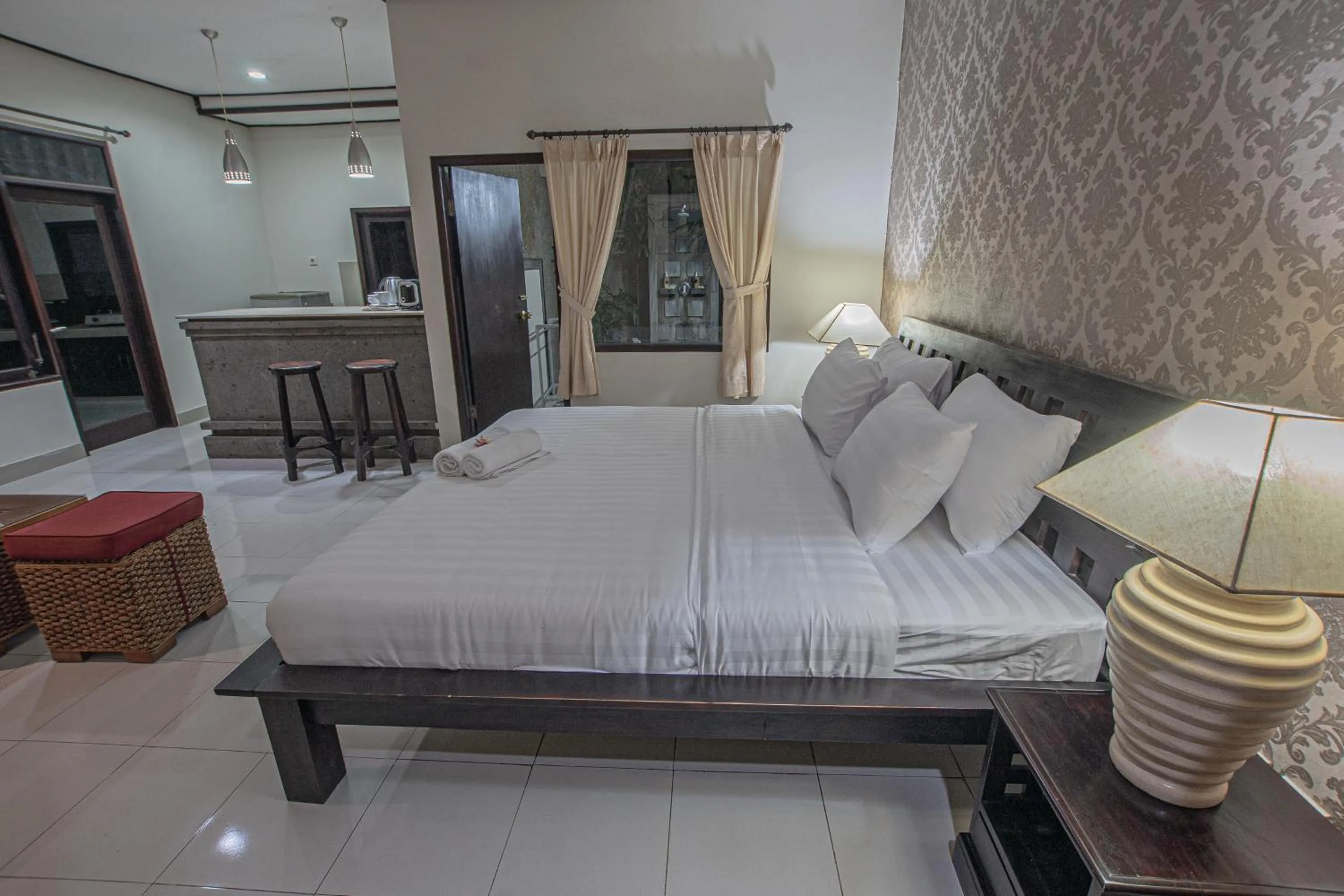 Bed in Panorama Cottages I