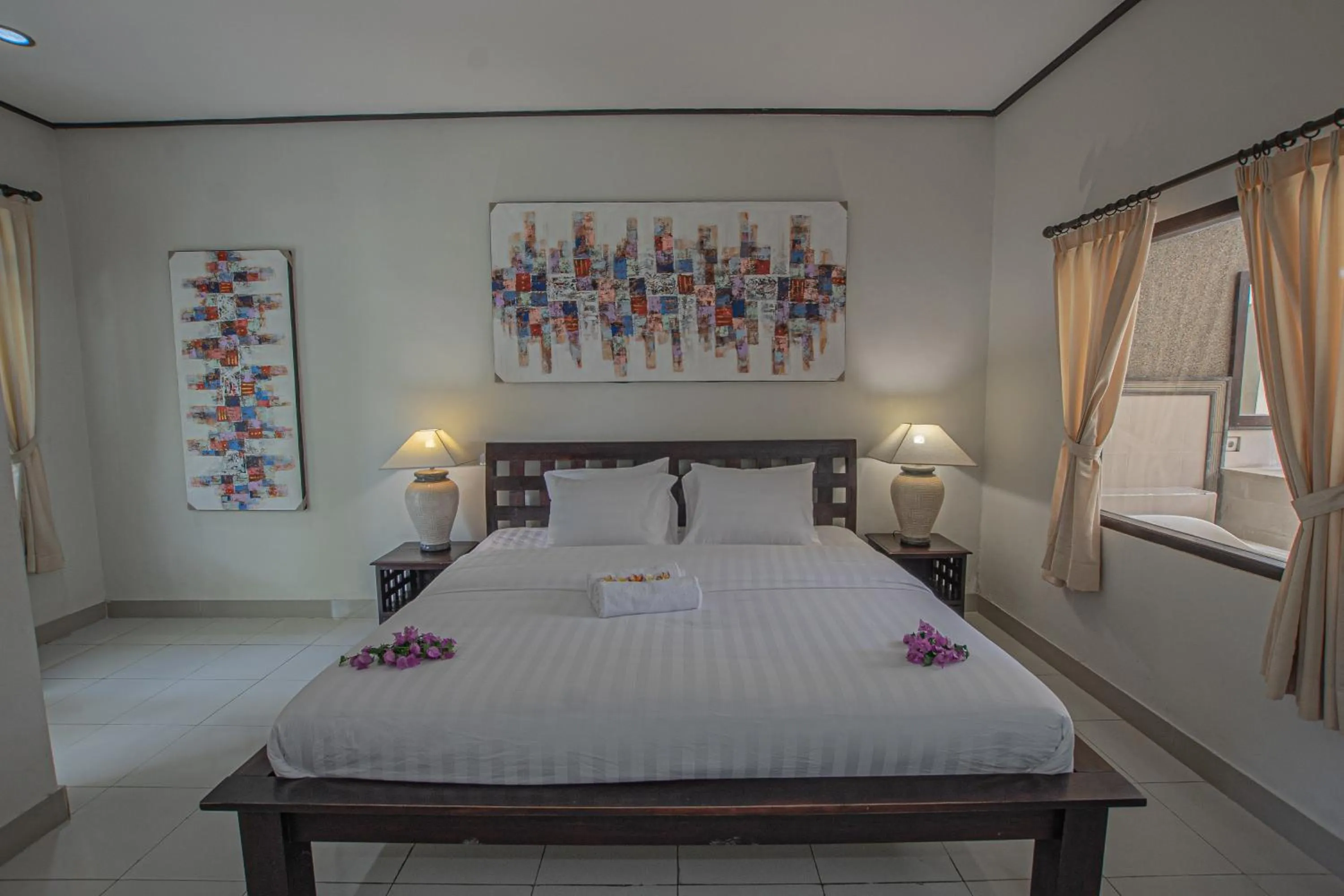 Bed in Panorama Cottages I