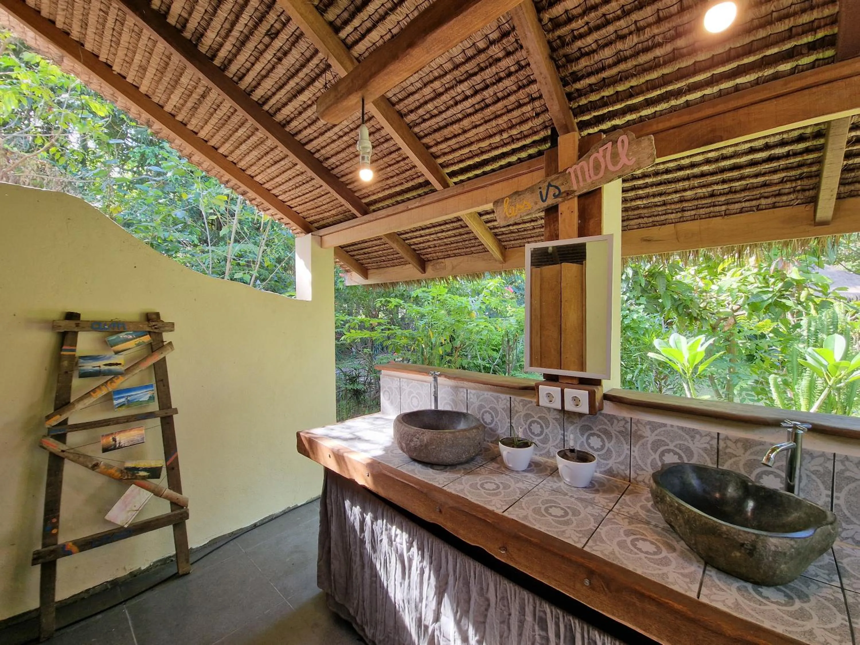 Bathroom in SAME SAME Bungalows - ECO Friendly