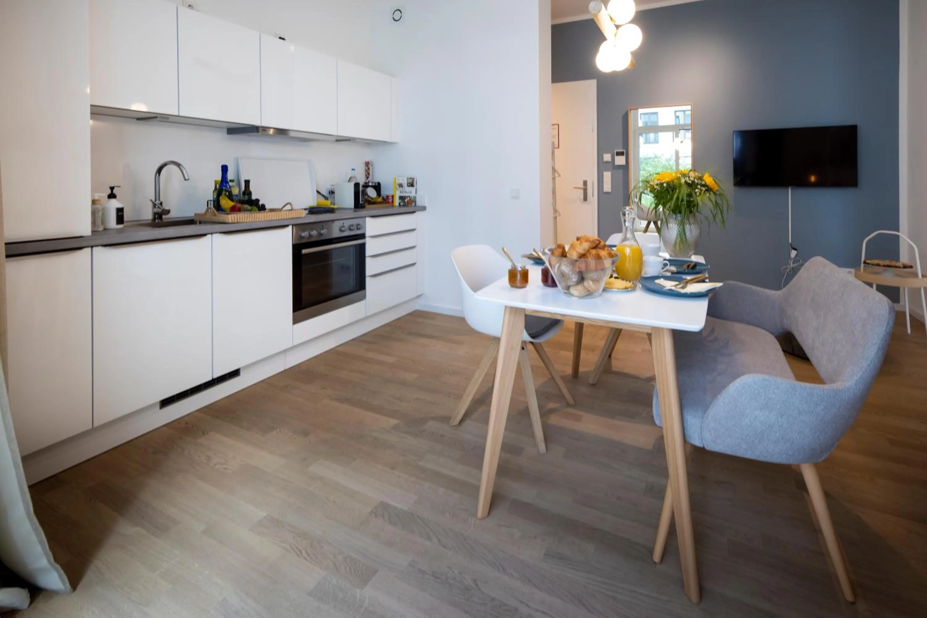 TV and multimedia in Pure Berlin Apartments - Luxury at Pure Living in City Center