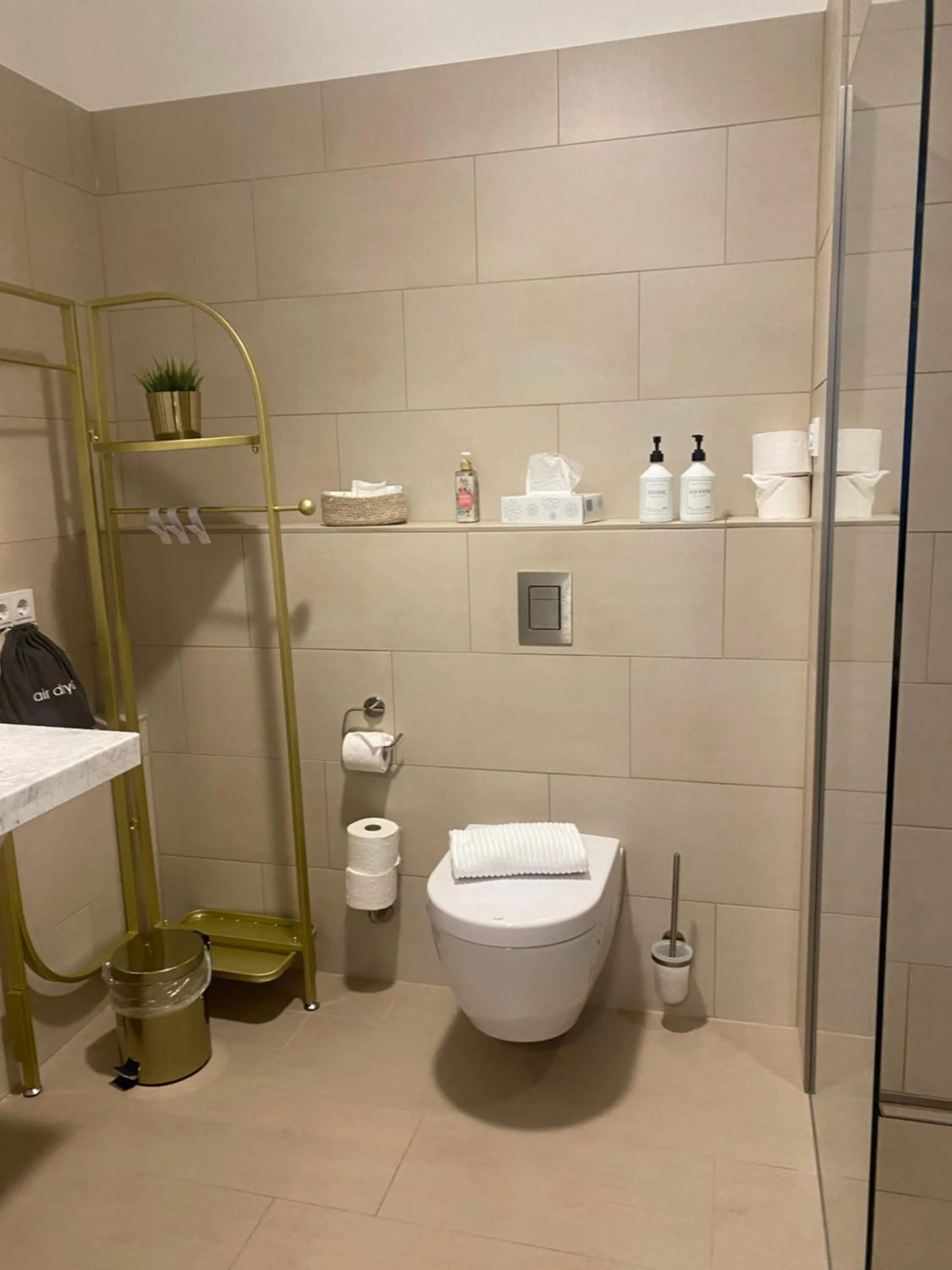 Shower in Pure Berlin Apartments - Luxury at Pure Living in City Center