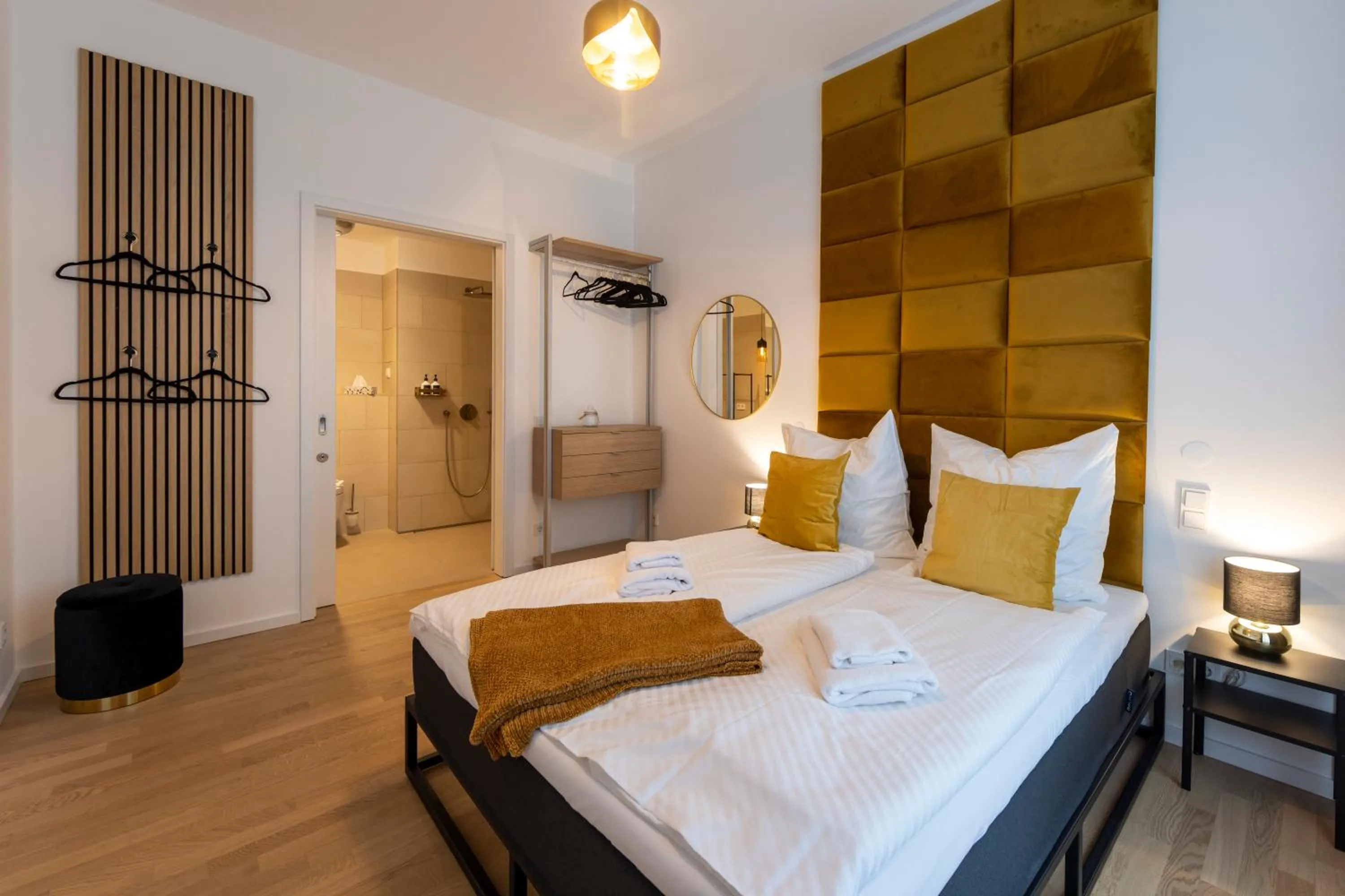 Bed in Pure Berlin Apartments - Luxury at Pure Living in City Center