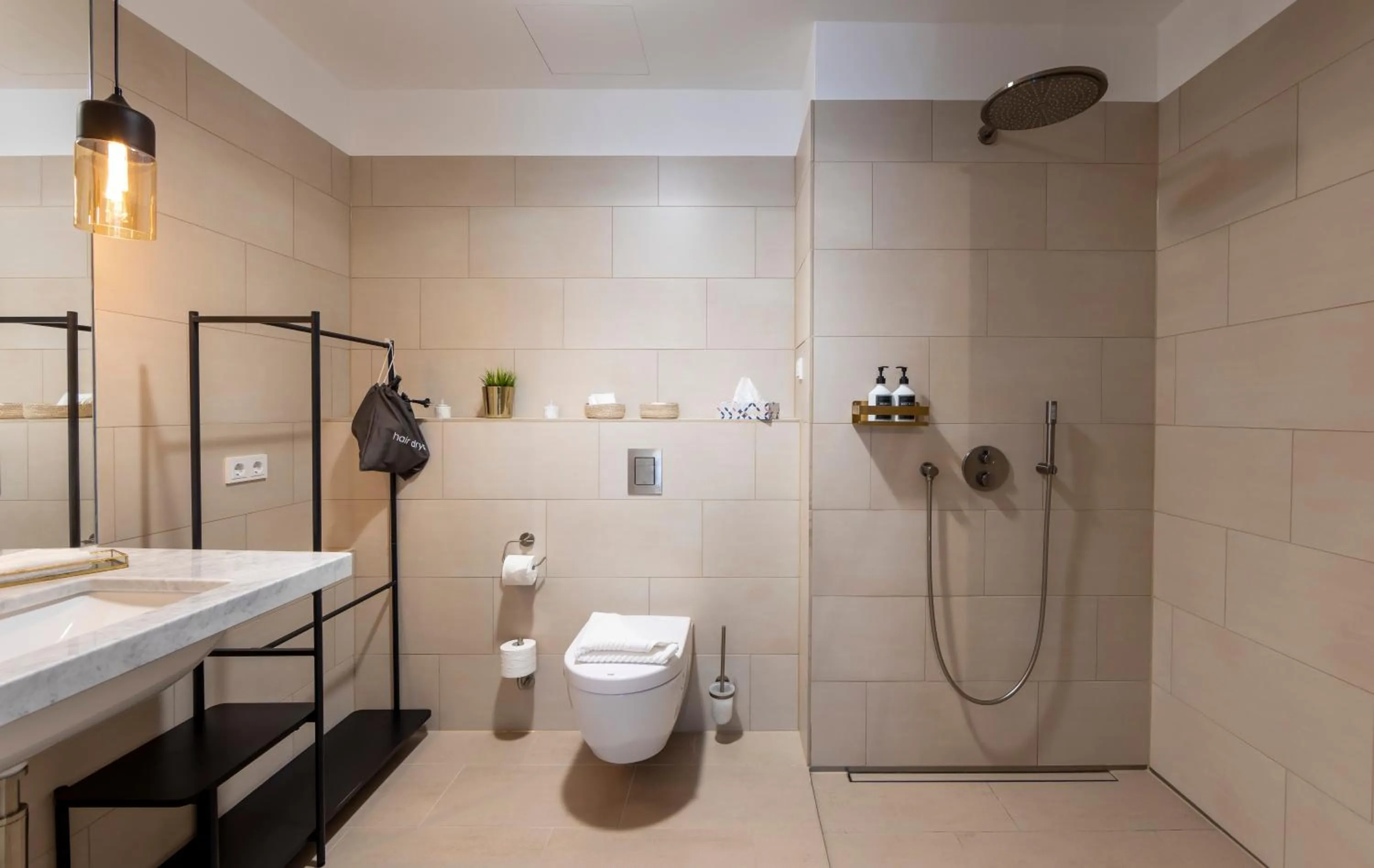 Shower in Pure Berlin Apartments - Luxury at Pure Living in City Center