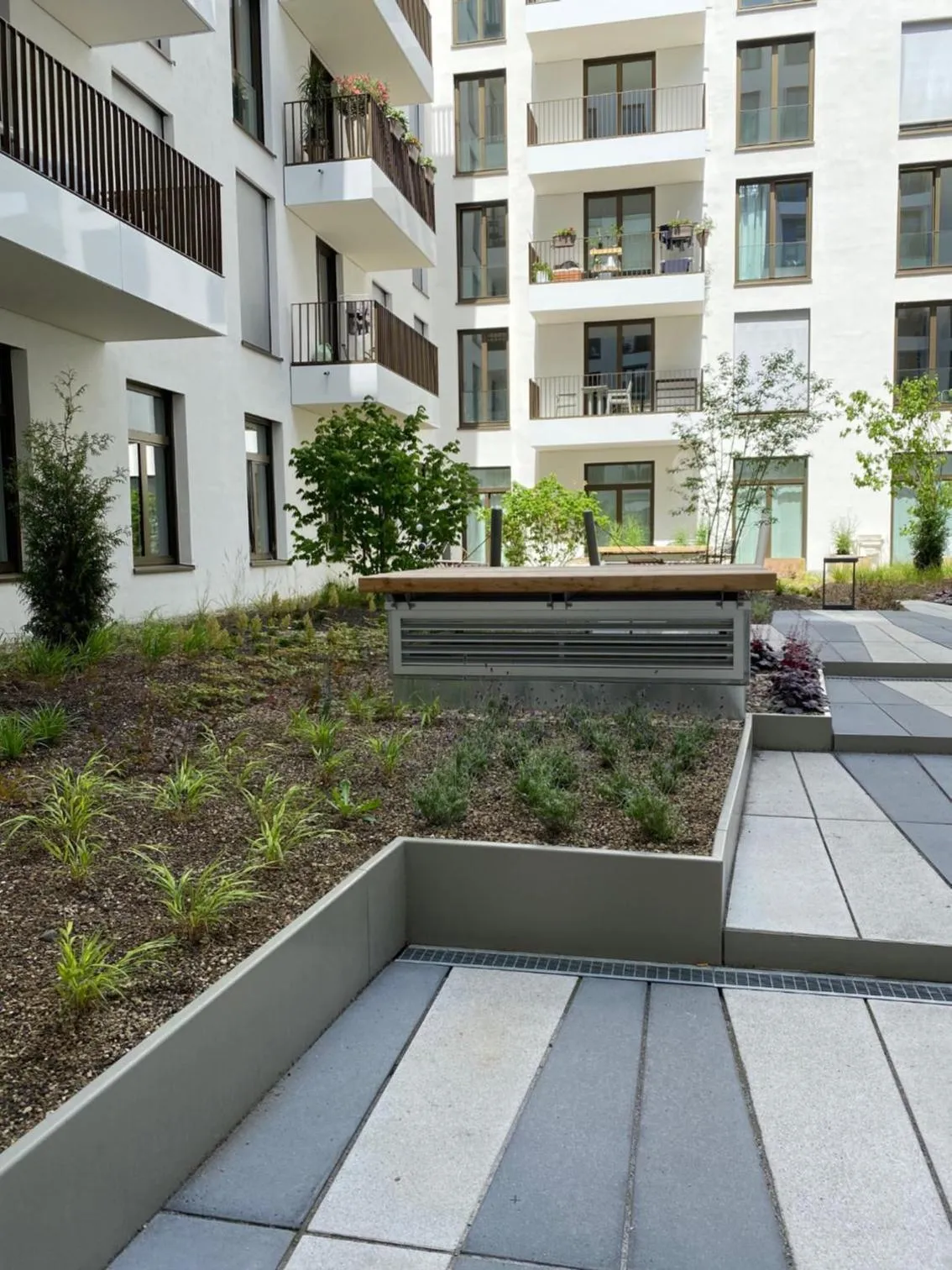 Patio in Pure Berlin Apartments - Luxury at Pure Living in City Center