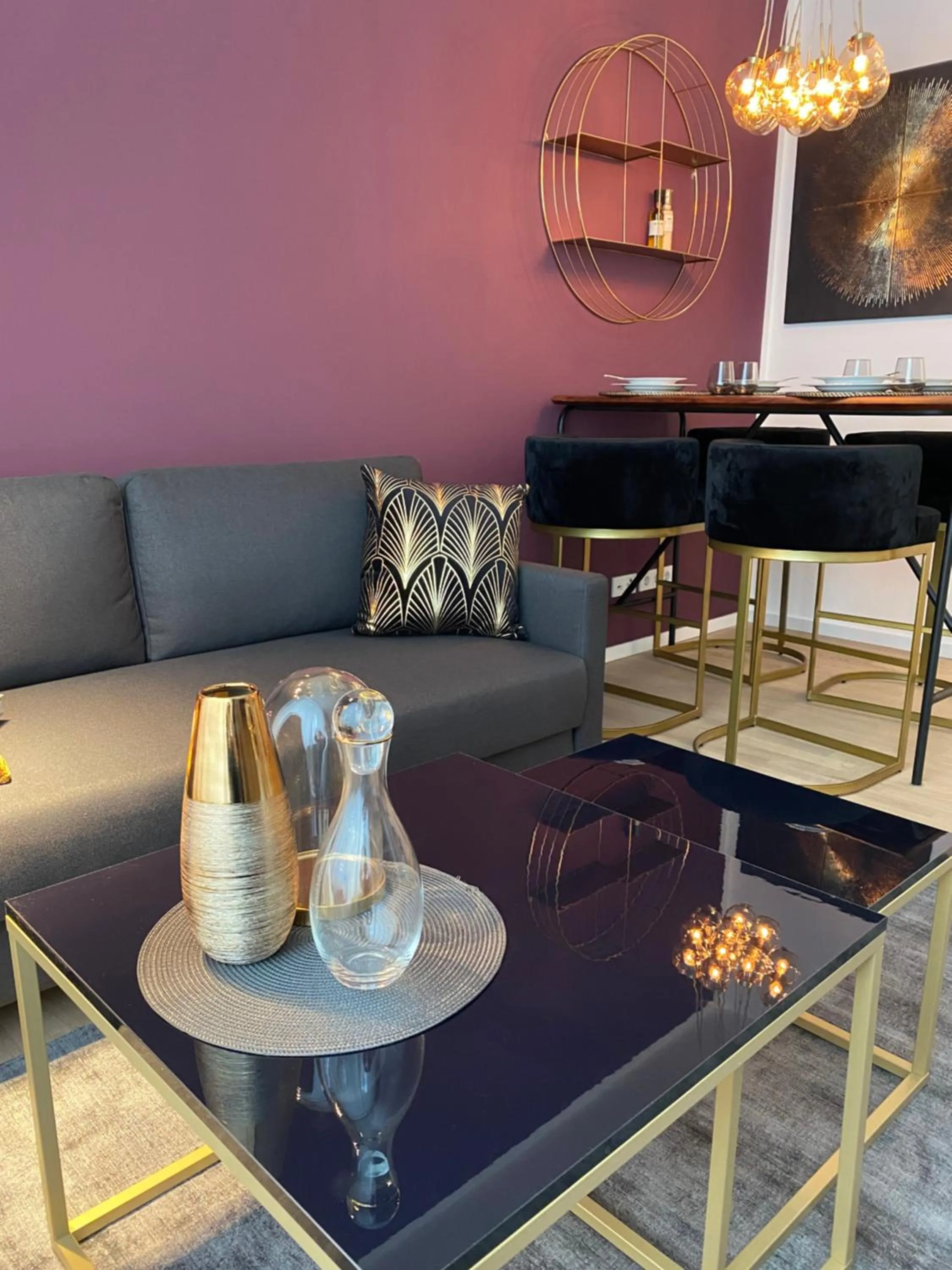 Living room in Pure Berlin Apartments - Luxury at Pure Living in City Center