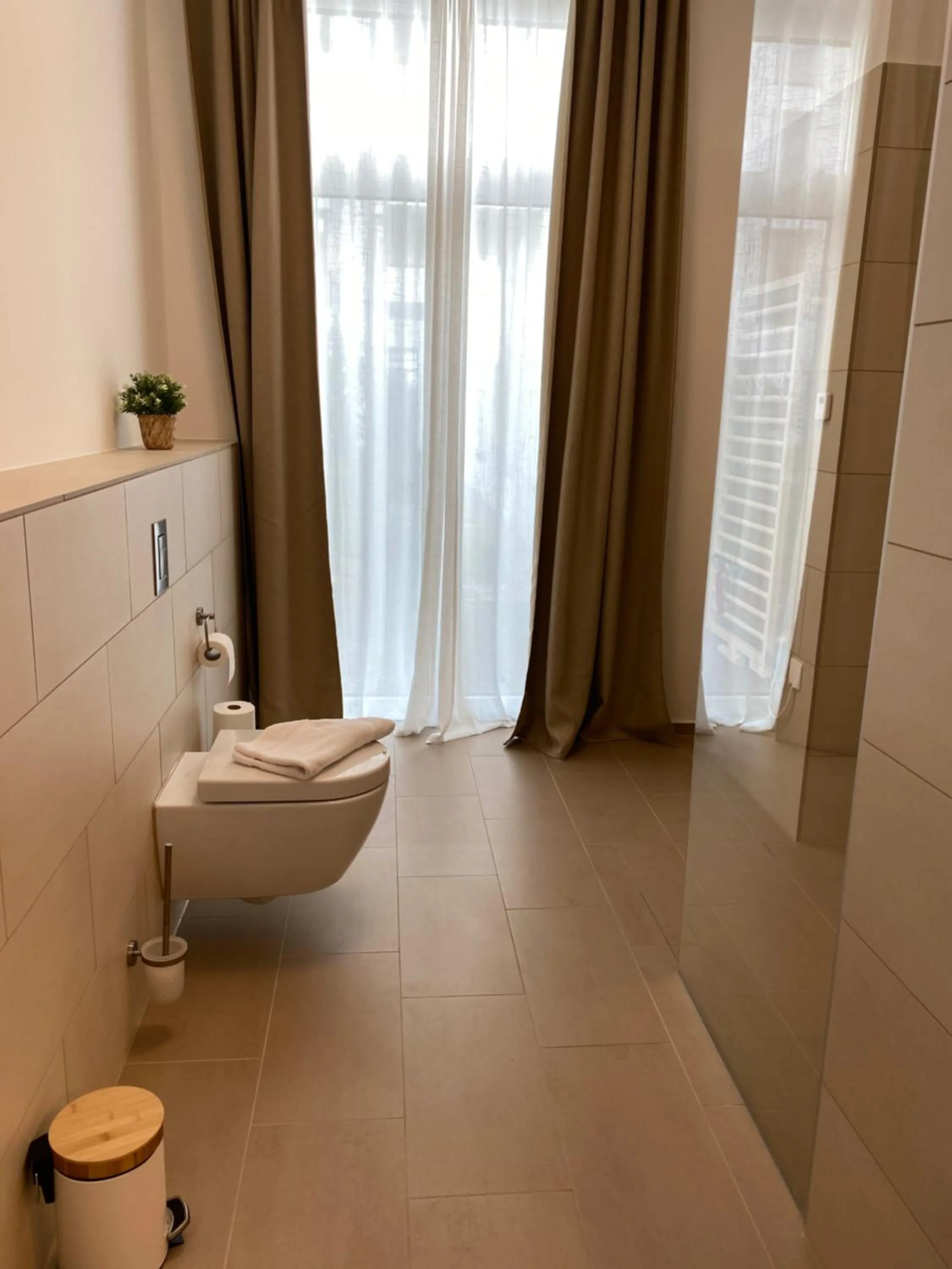 Shower in Pure Berlin Apartments - Luxury at Pure Living in City Center