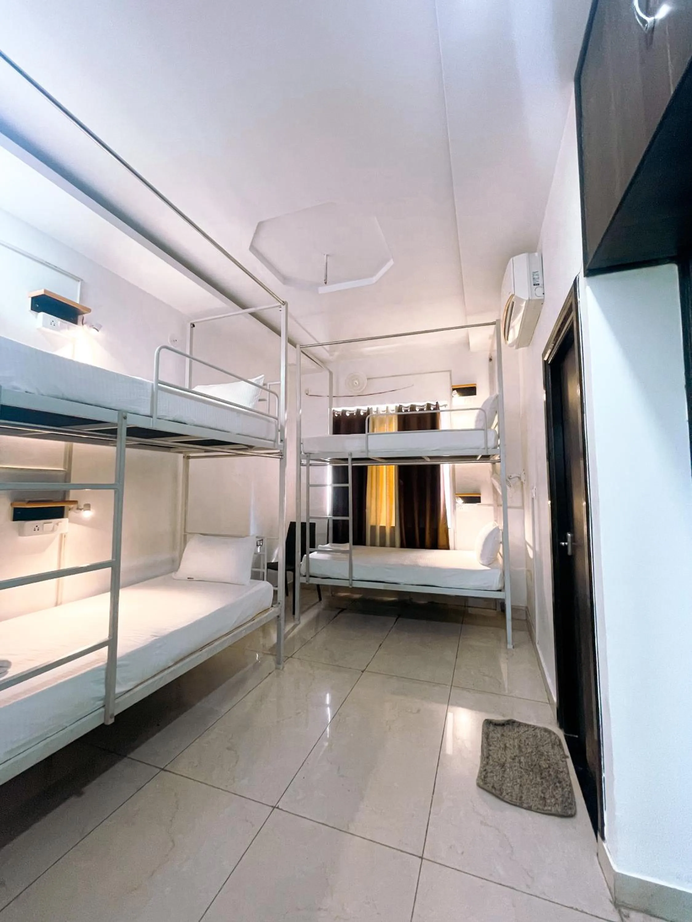 bunk bed in Blue River Hostel, Rishikesh