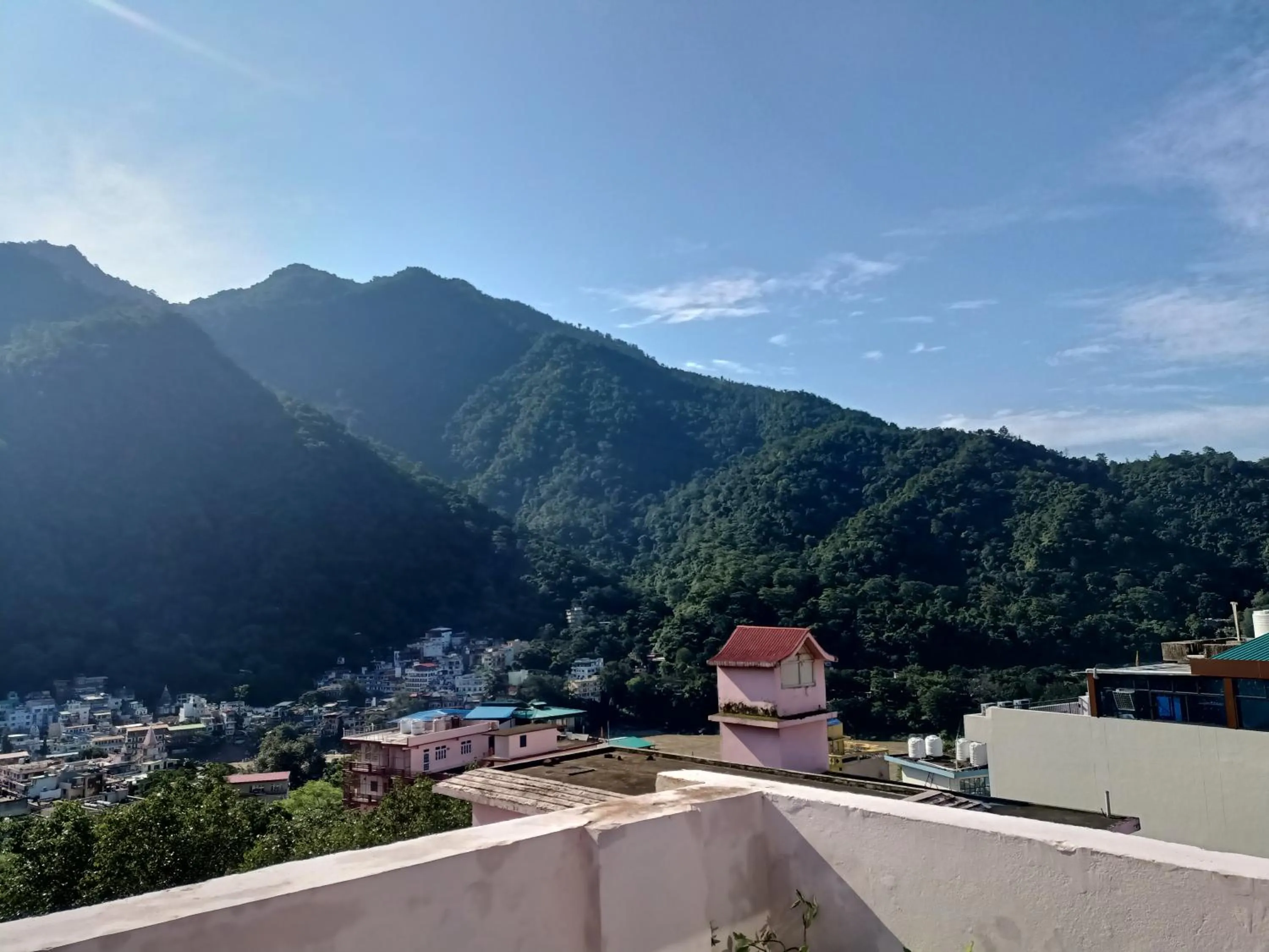Balcony/Terrace in Blue River Hostel, Rishikesh