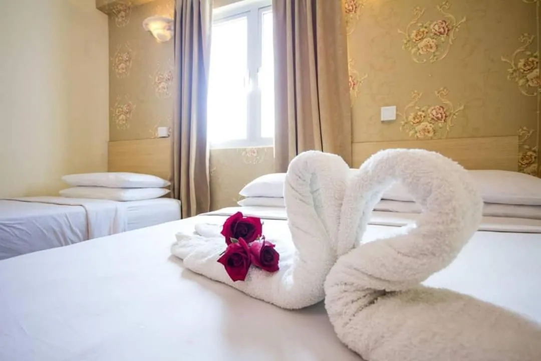 Bed in Hotel Sea Princess