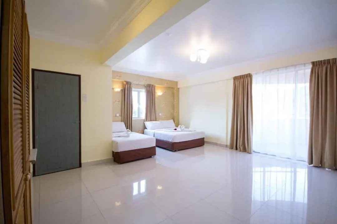 Bed in Hotel Sea Princess