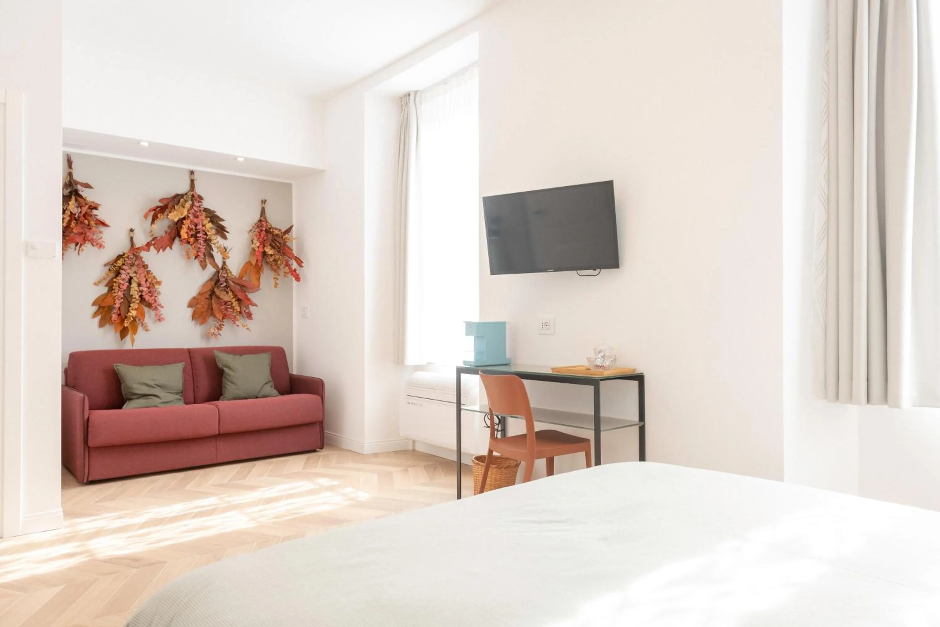 TV and multimedia, Bed in CASA Room Apartments Diaz 8