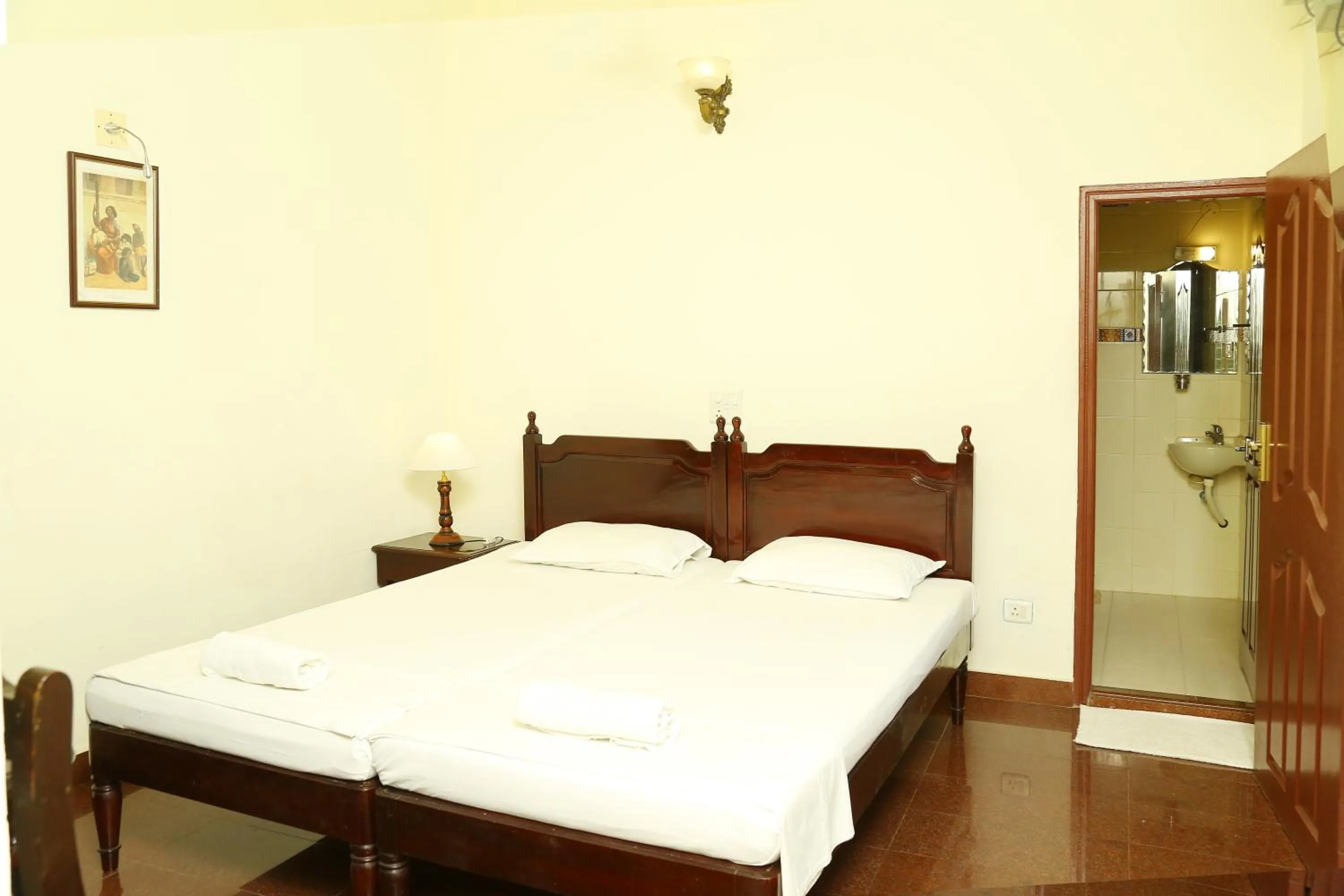 Bed in Walton's Homestay, Fort Cochin