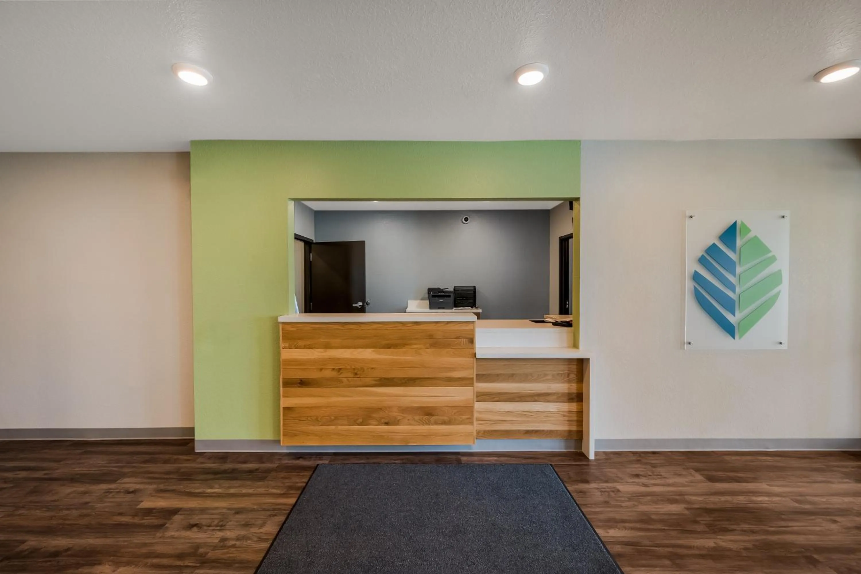 Lobby or reception in WoodSpring Suites West Palm Beach