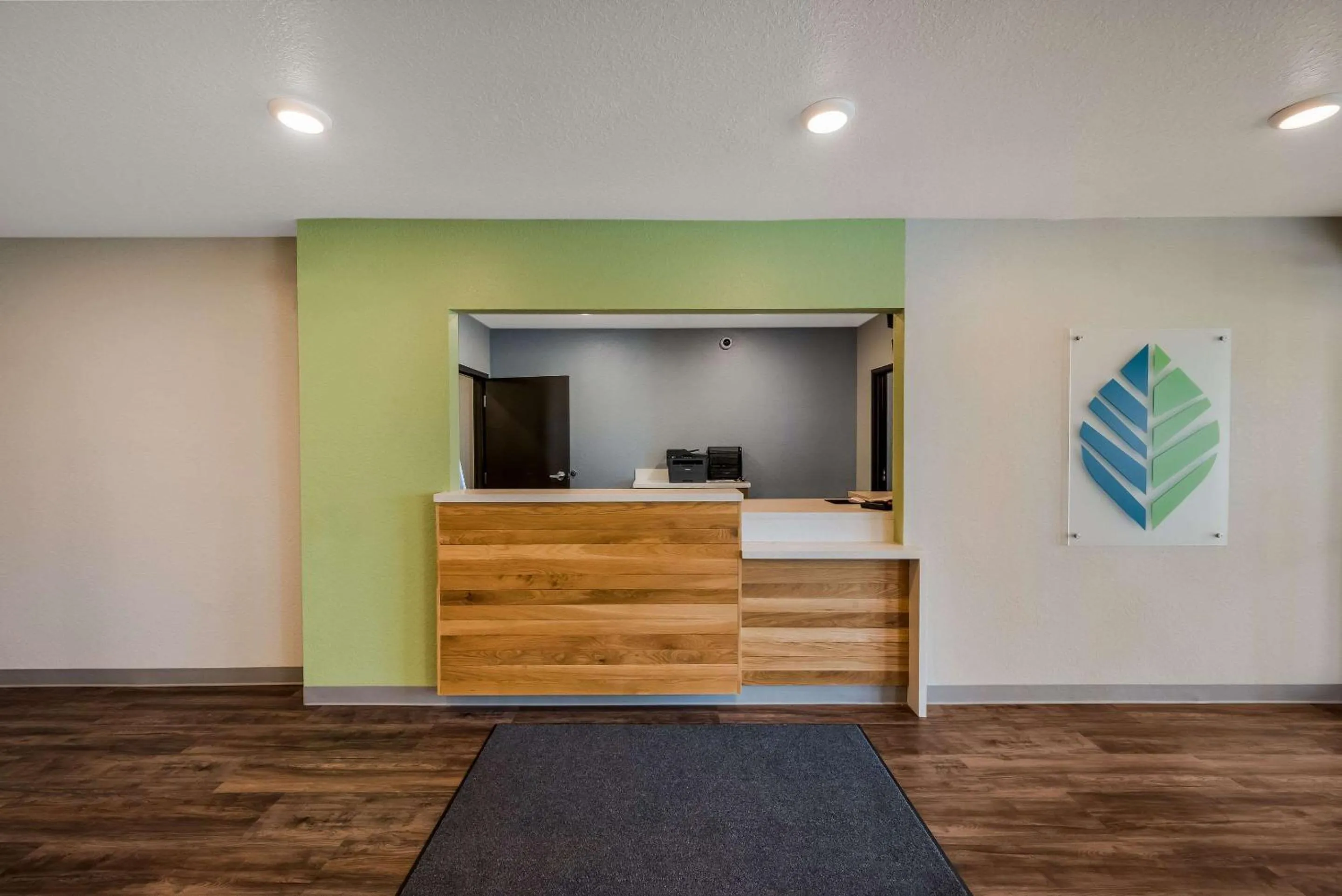 Lobby or reception in WoodSpring Suites West Palm Beach