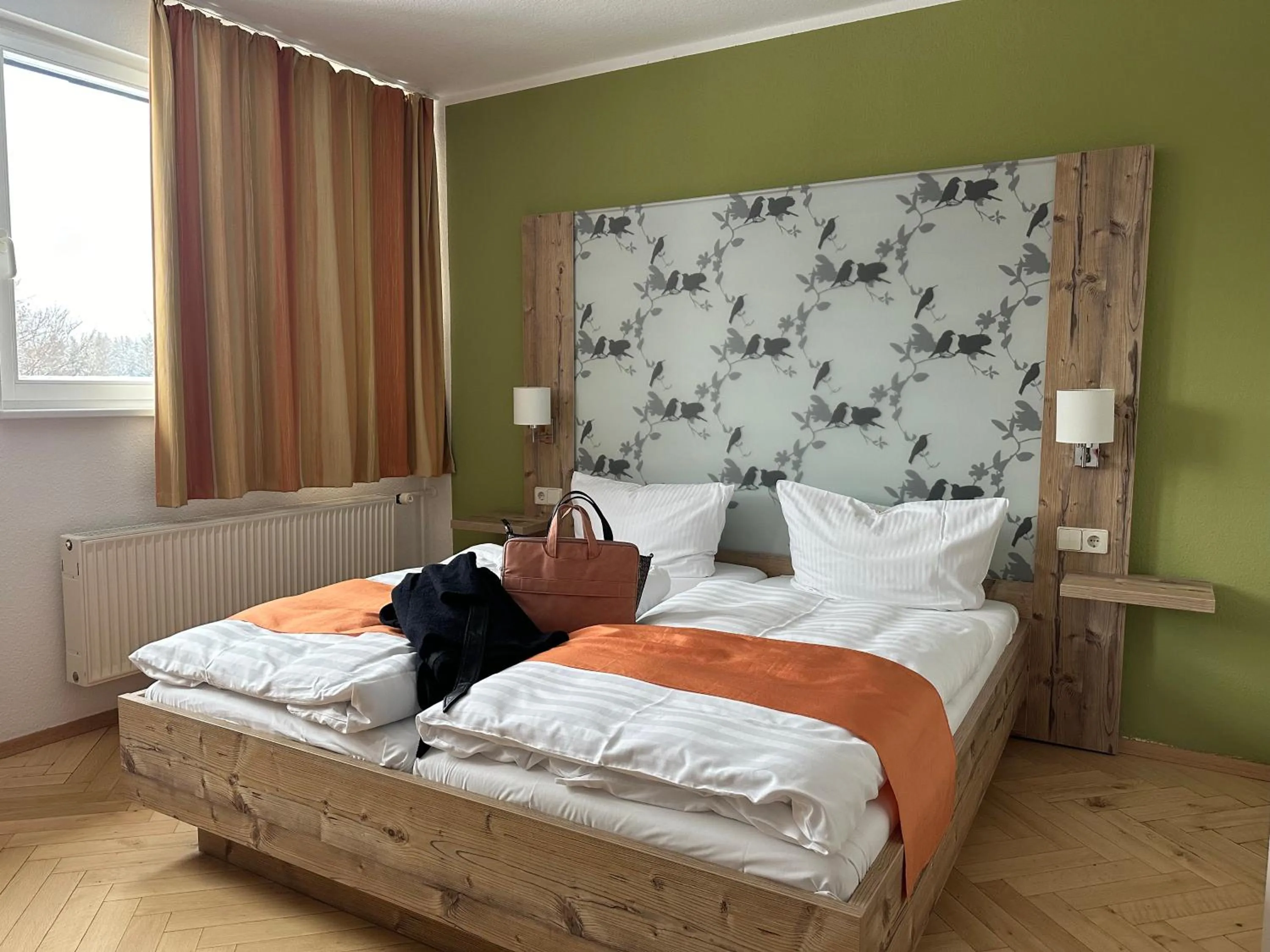 Bed in Hotel Haus am Ahorn