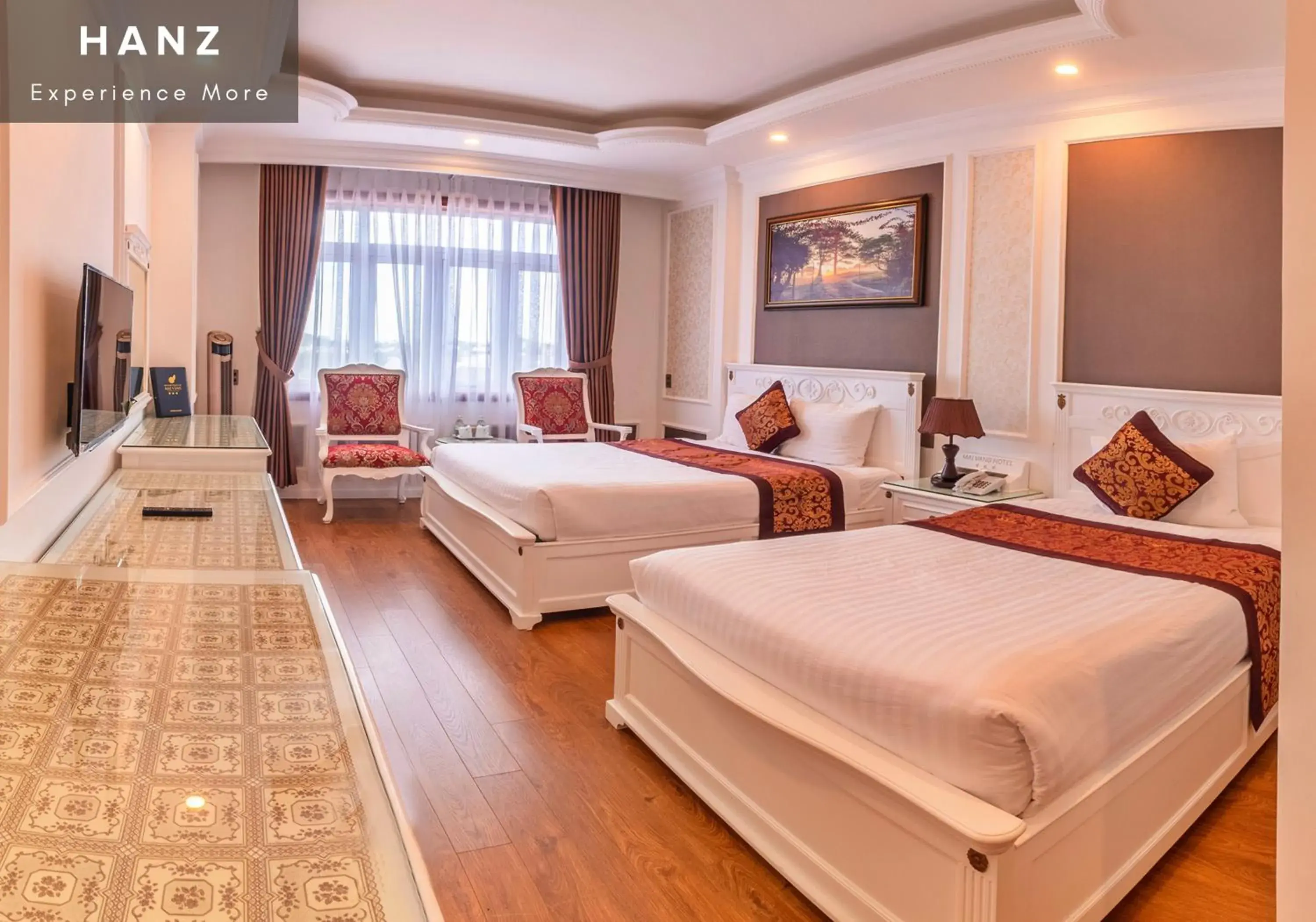 Deluxe Triple Room in HANZ Premium Mai Vang 2 Hotel Dalat Deluxe Triple Room in HANZ Premium Mai Vang 2 Hotel Dalat
