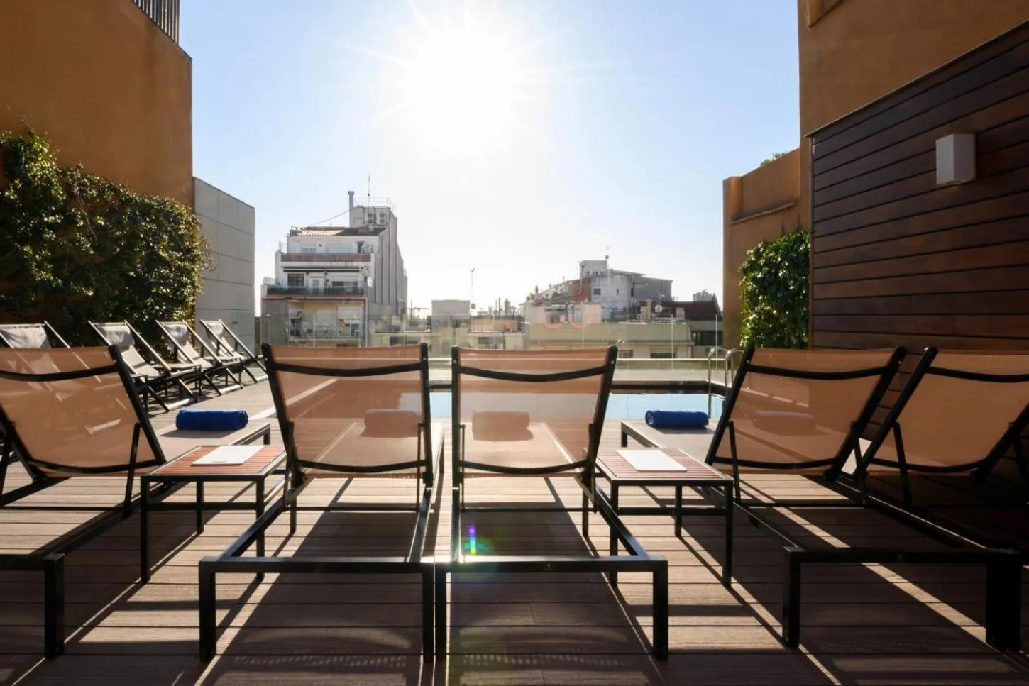 Pool view in Europark