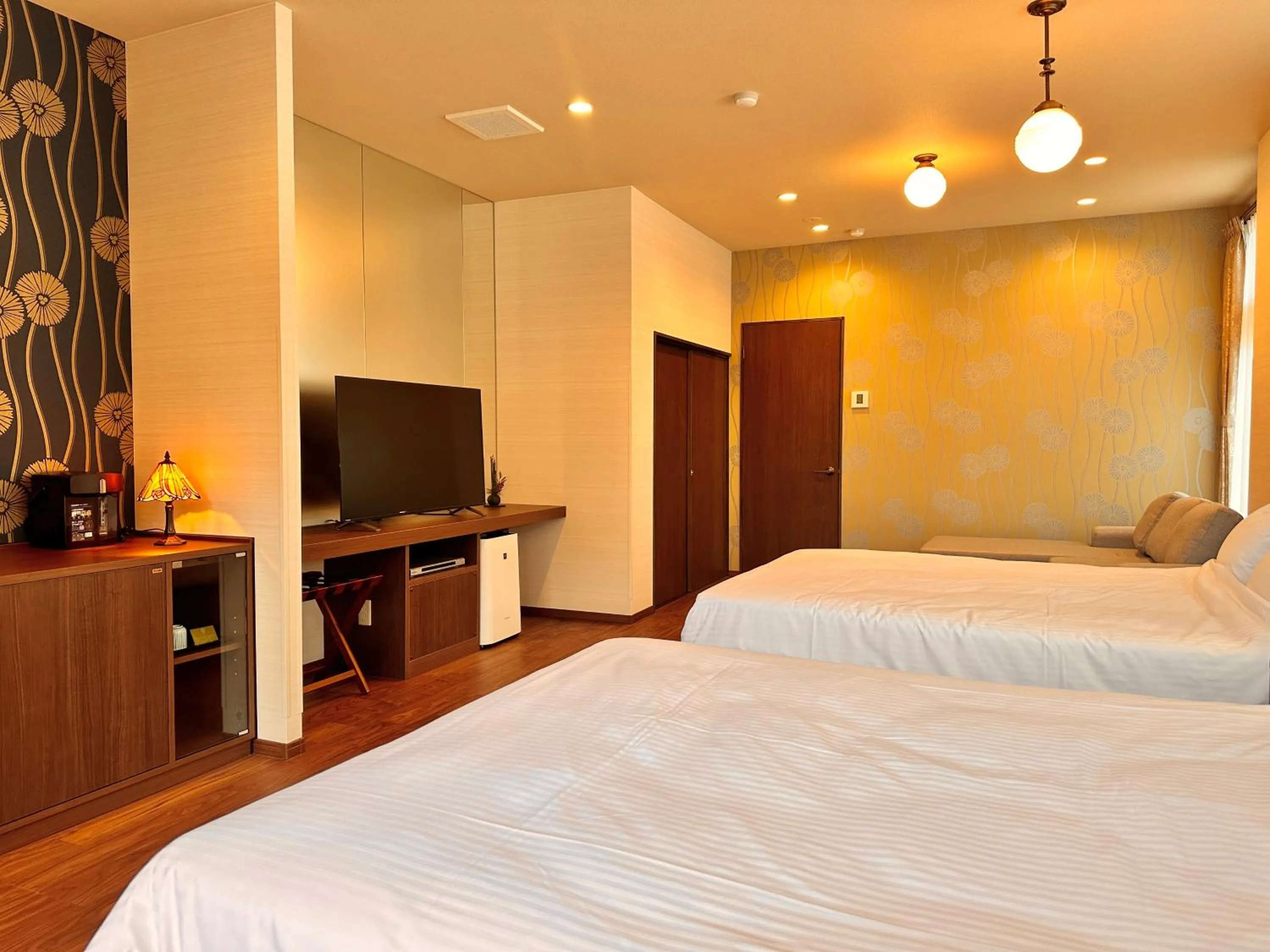 Bed in KOUBOUNOYU HONTEN