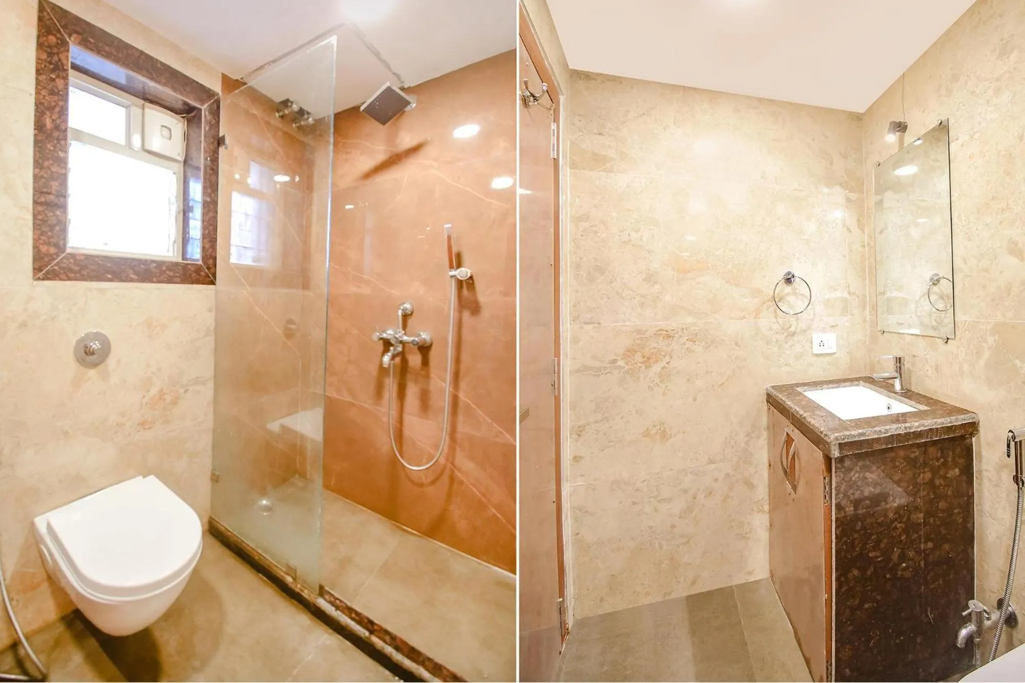 Bathroom in FabHotel Dreamworld Residency - Near Bisarjan Ghat