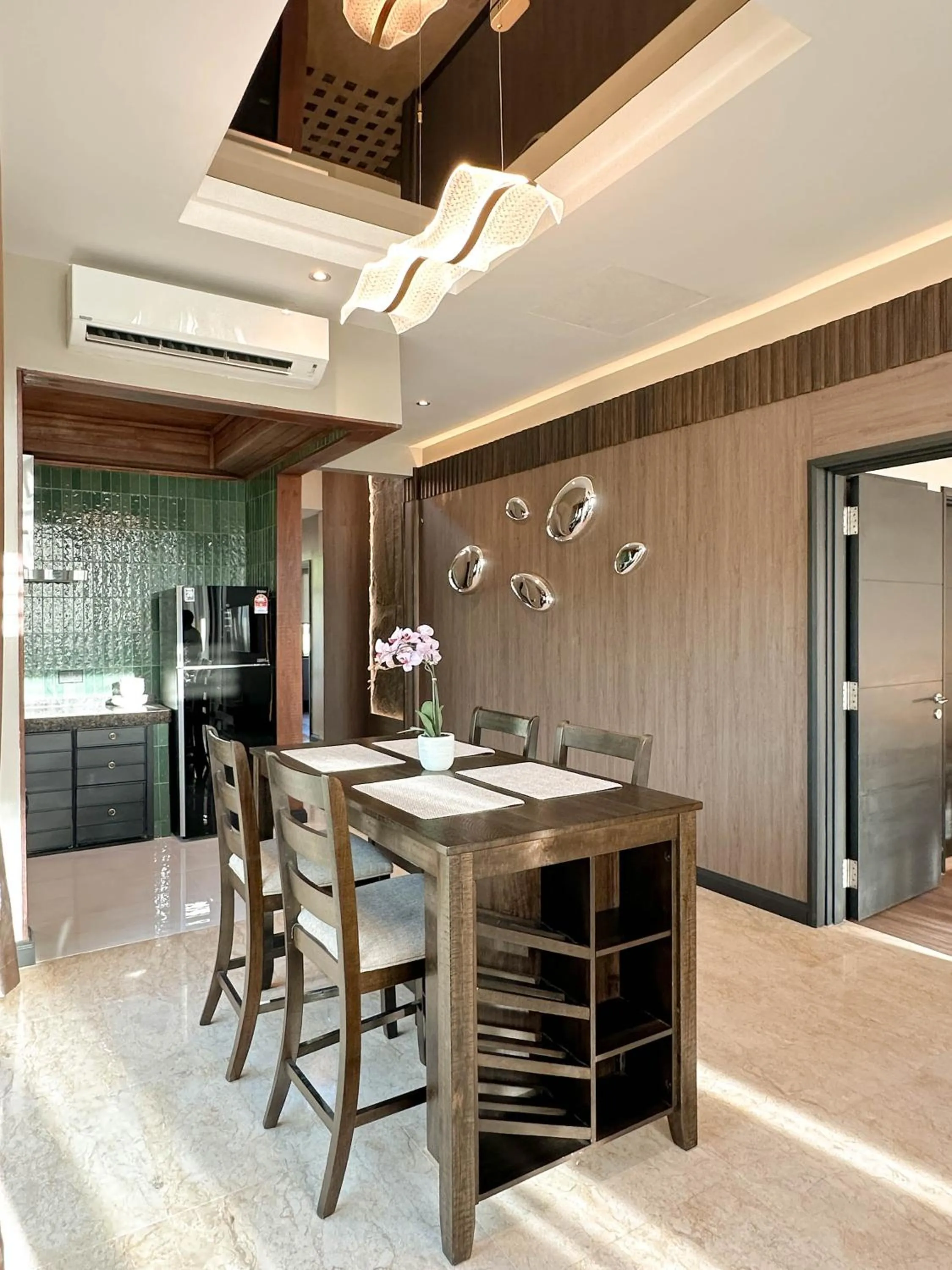 Kitchen or kitchenette in Bonheur at Karambunai