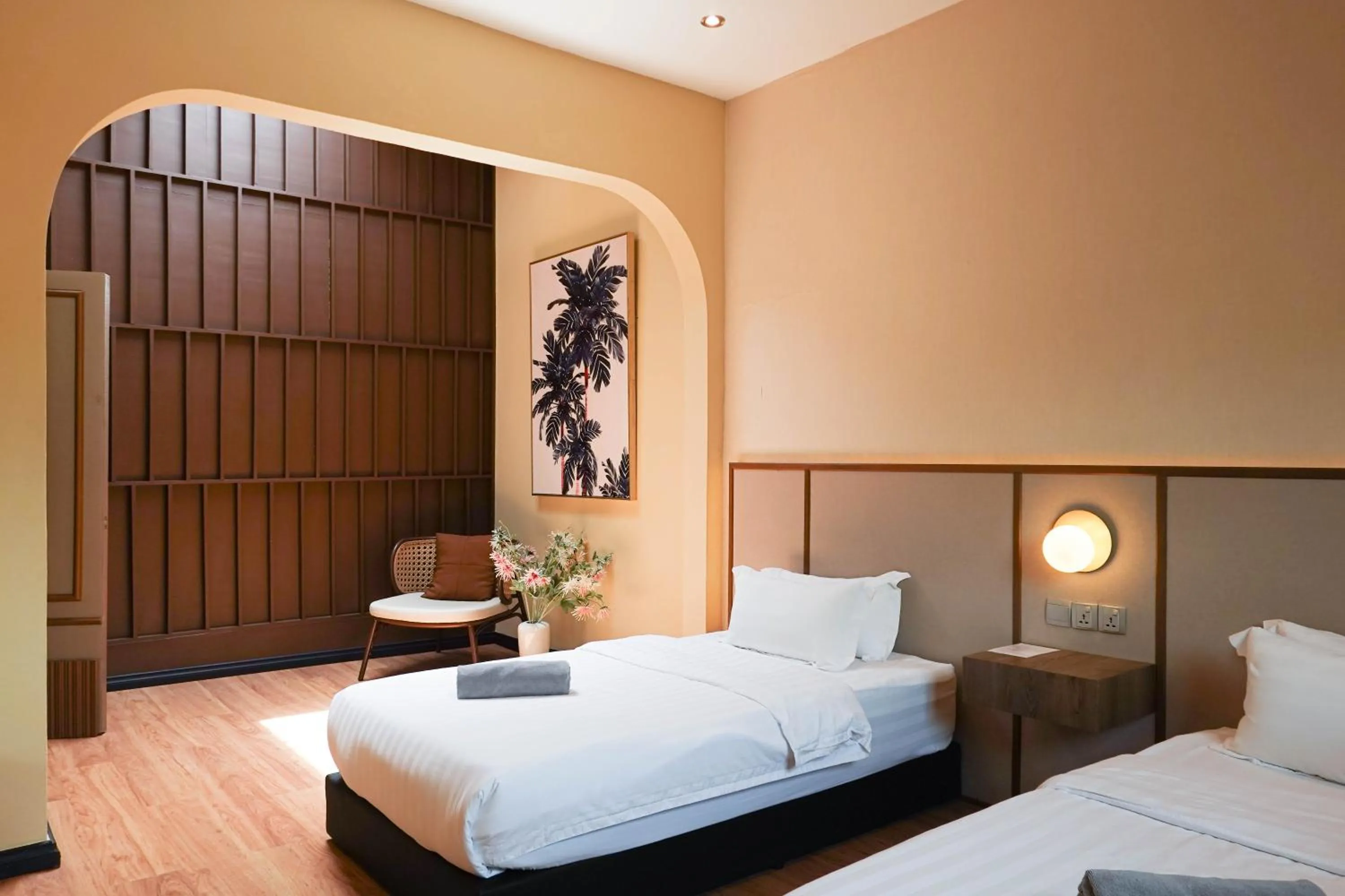 Bedroom, Bed in Bonheur at Karambunai