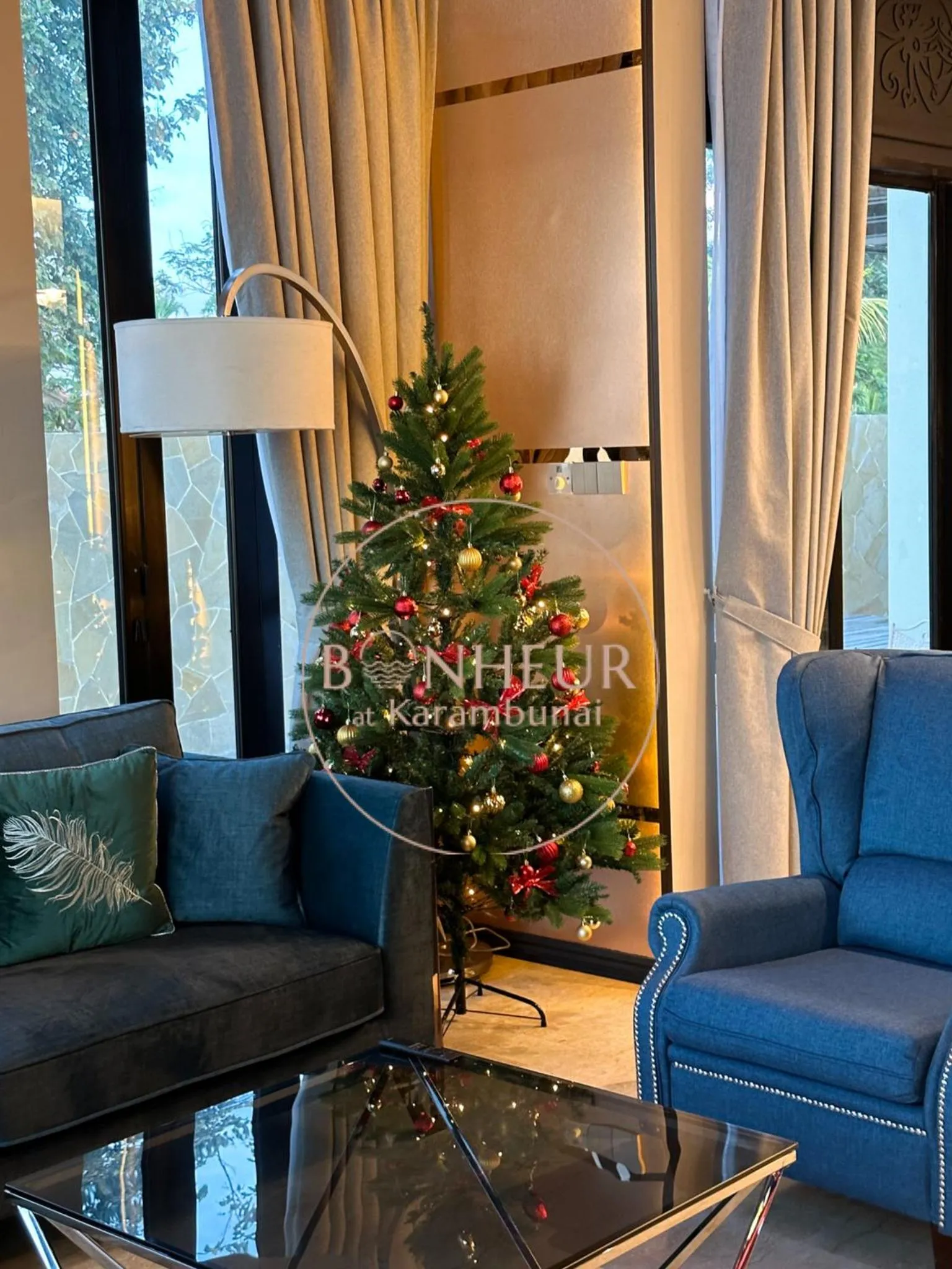 Living room in Bonheur at Karambunai