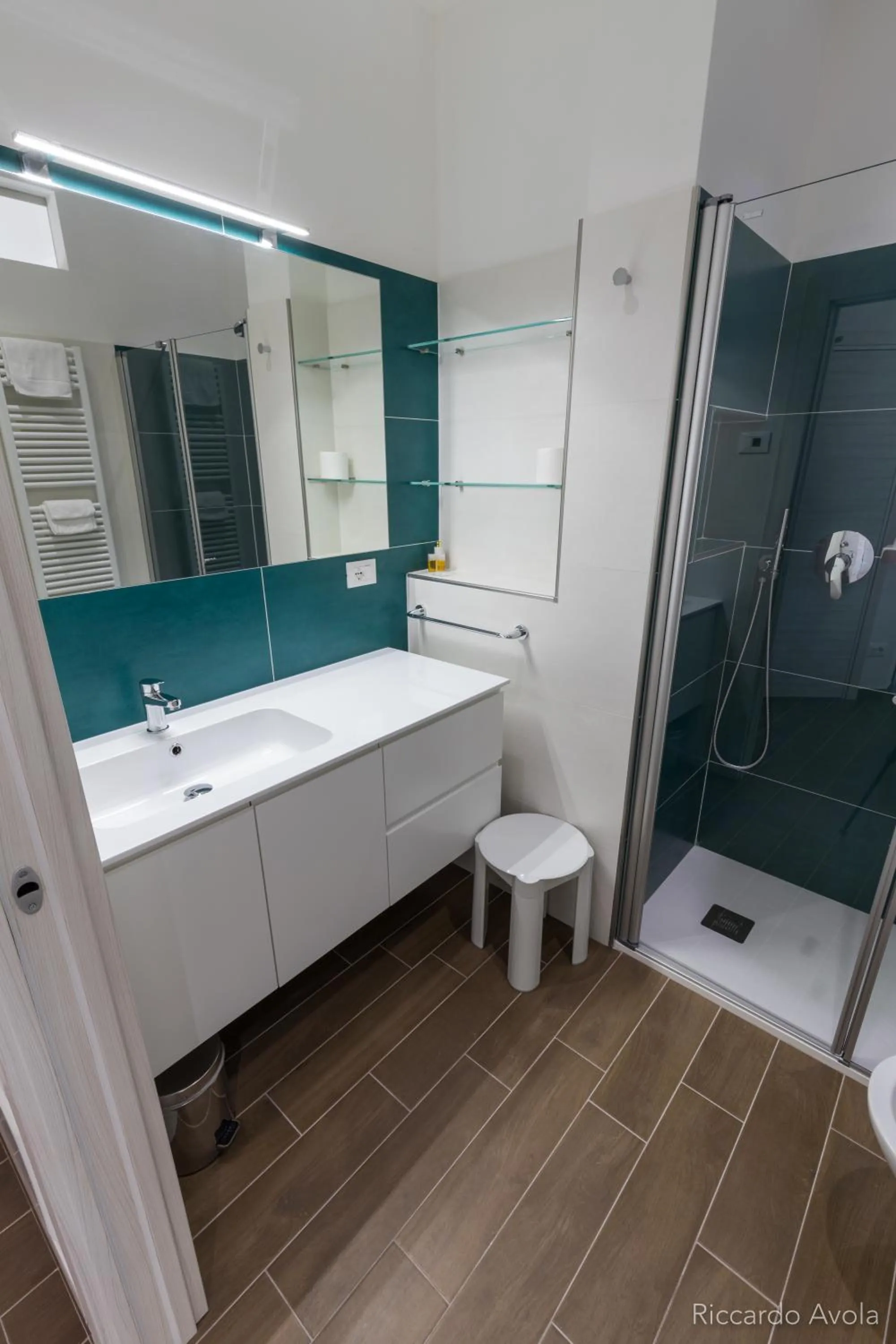 Shower in Hotel Aurora & Appartamenti