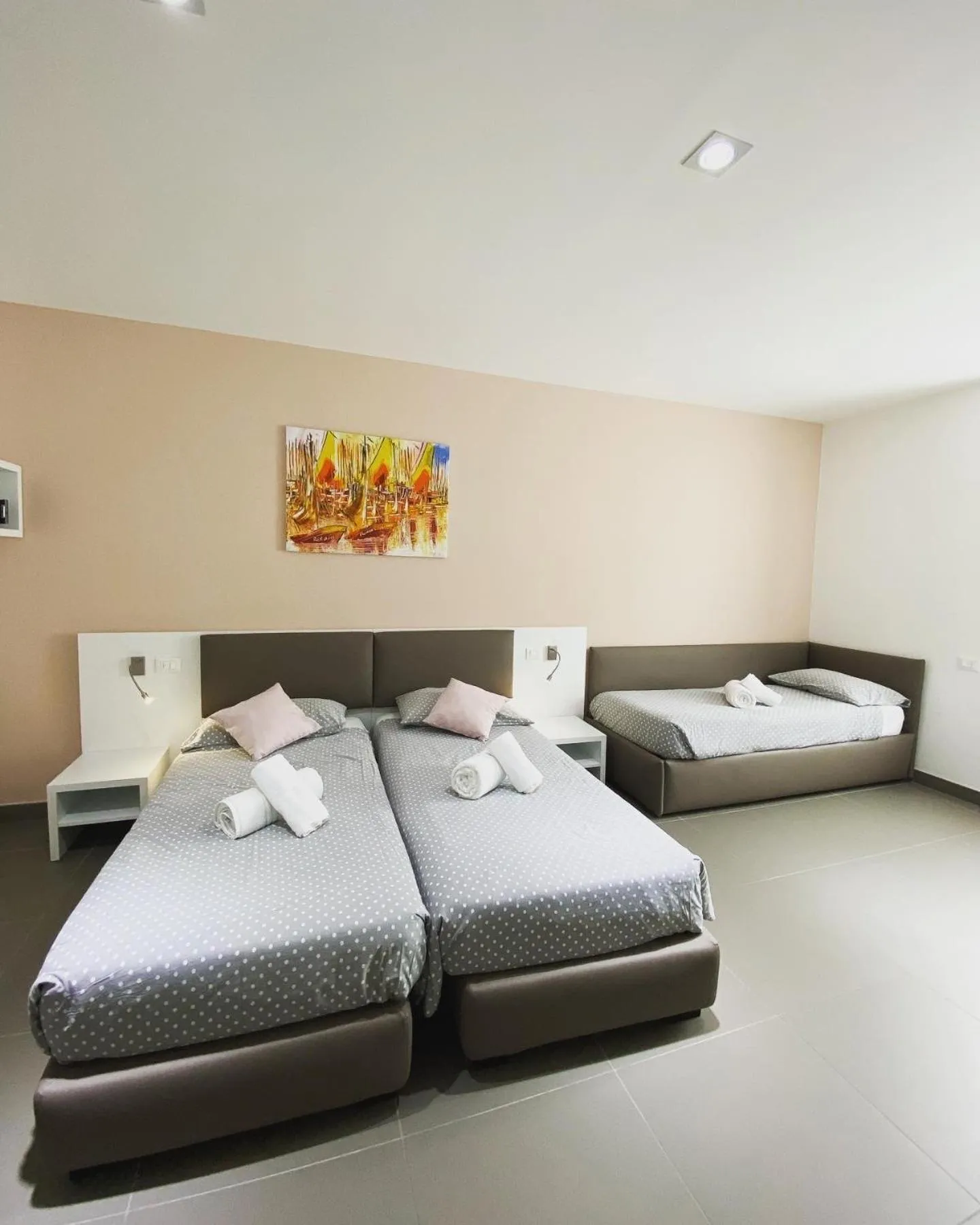 Bed in Hotel Aurora & Appartamenti