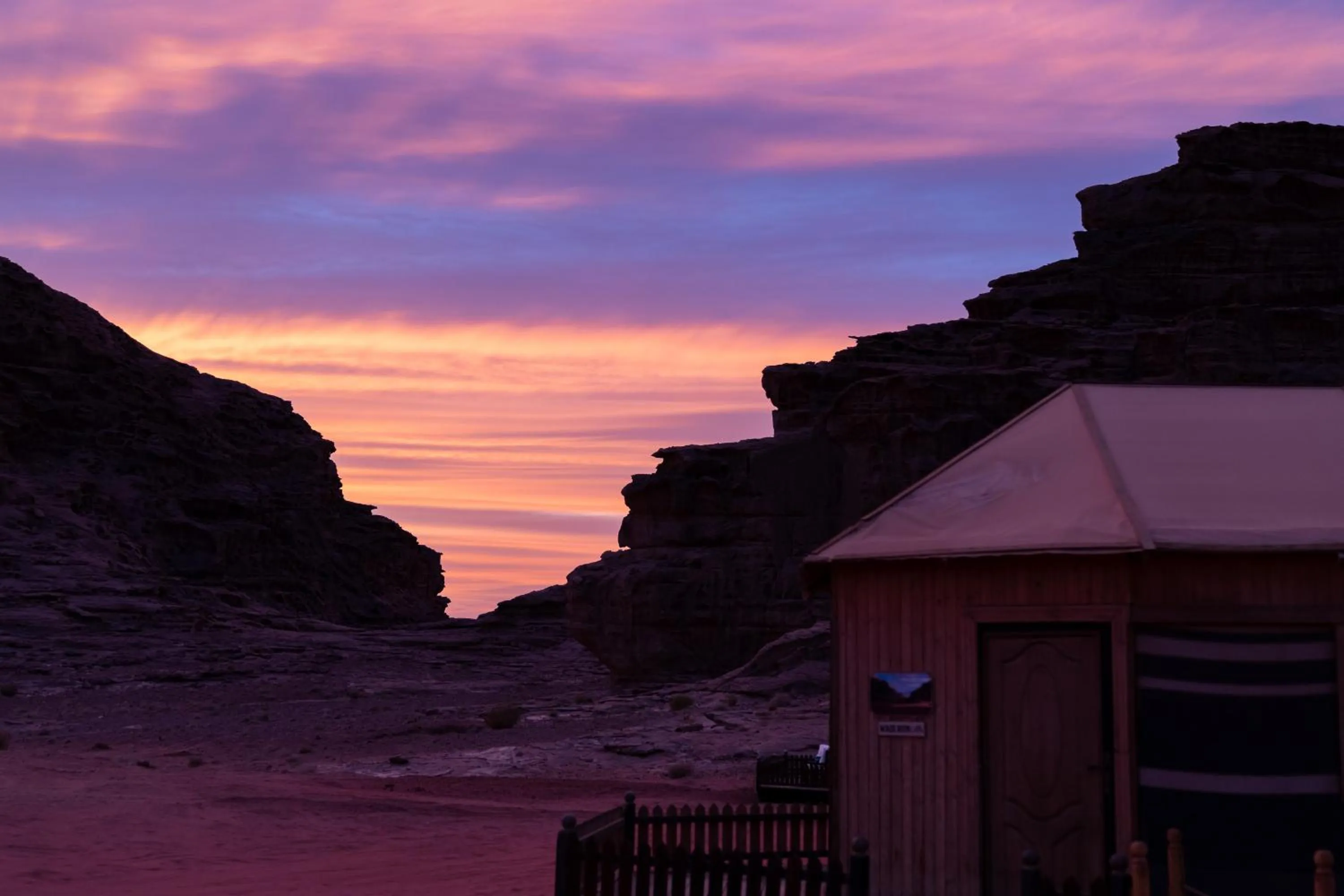 Sunset in The Villas - Bedouin Boutique Resort