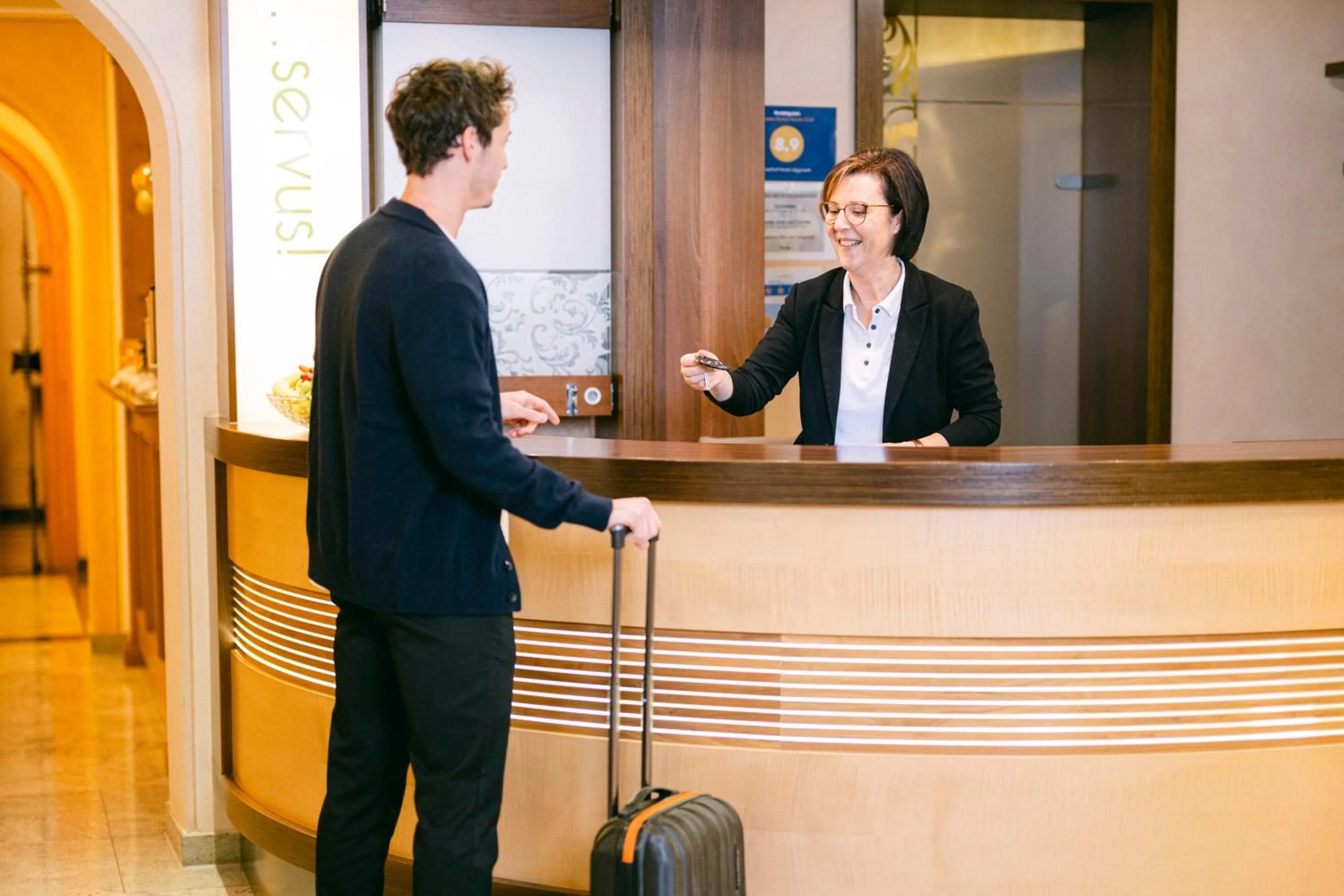 Lobby or reception in Gasthof Hotel Jägerwirt