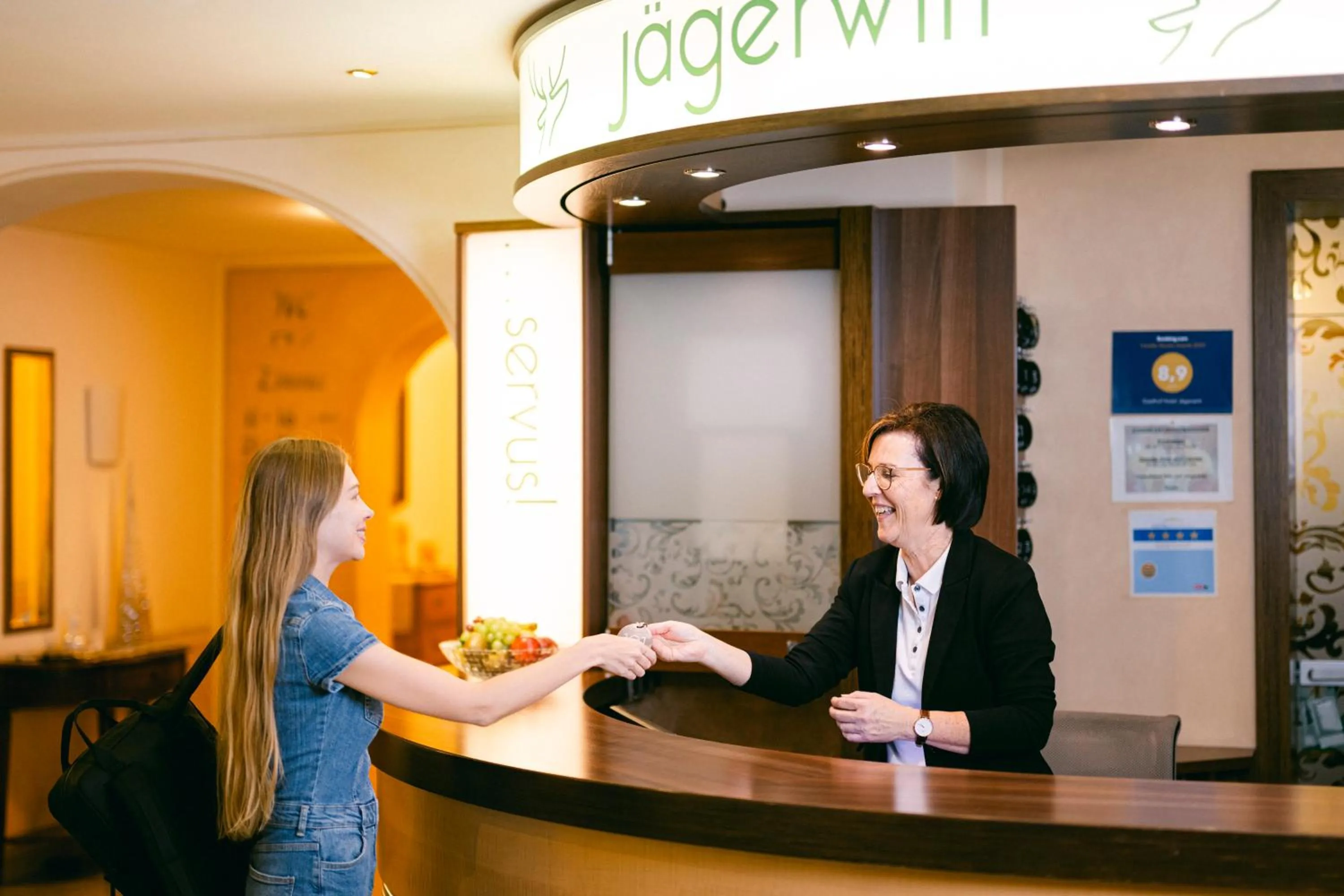 Lobby or reception in Gasthof Hotel Jägerwirt