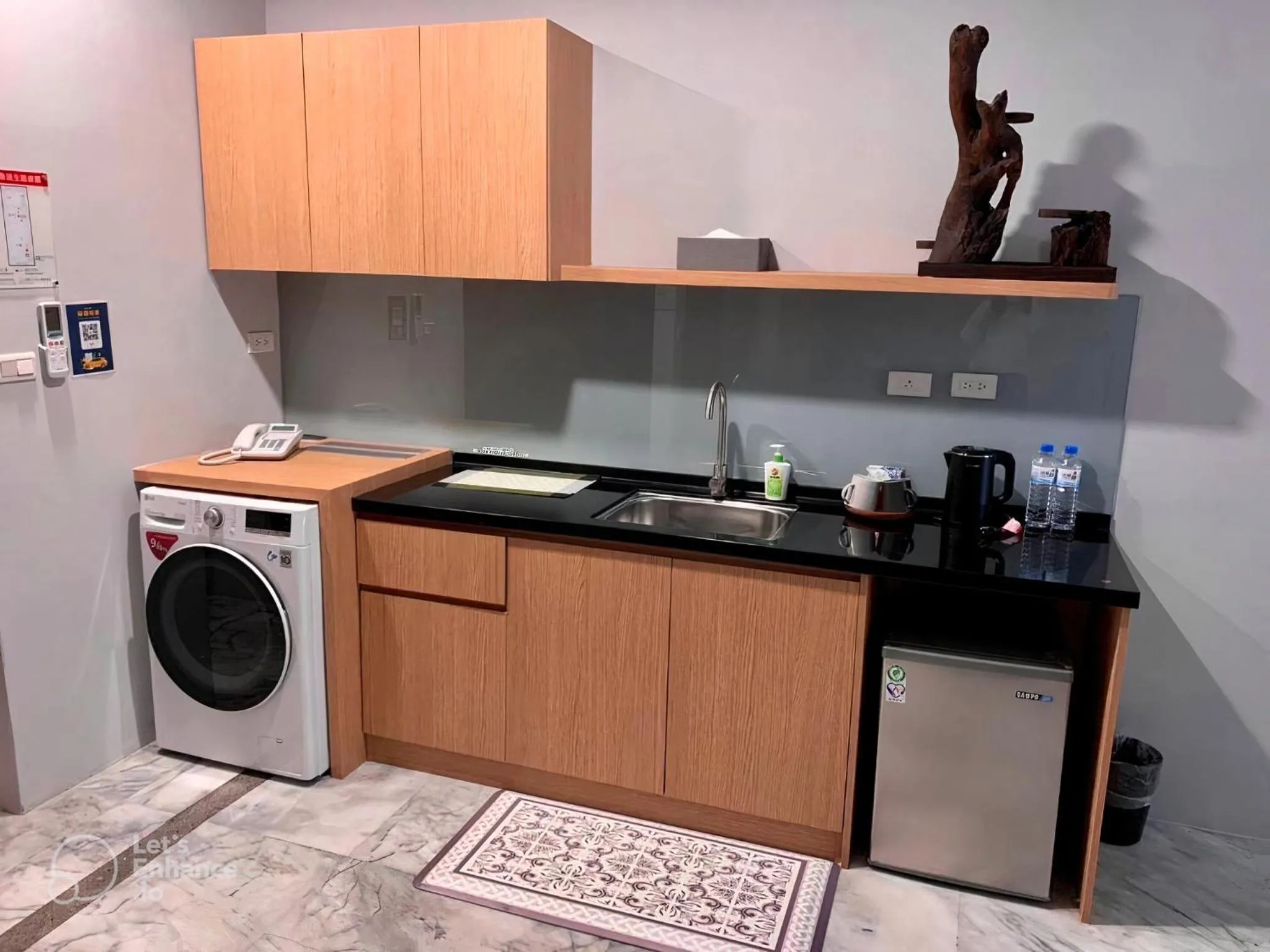 Kitchen or kitchenette in The MSUG Hotel