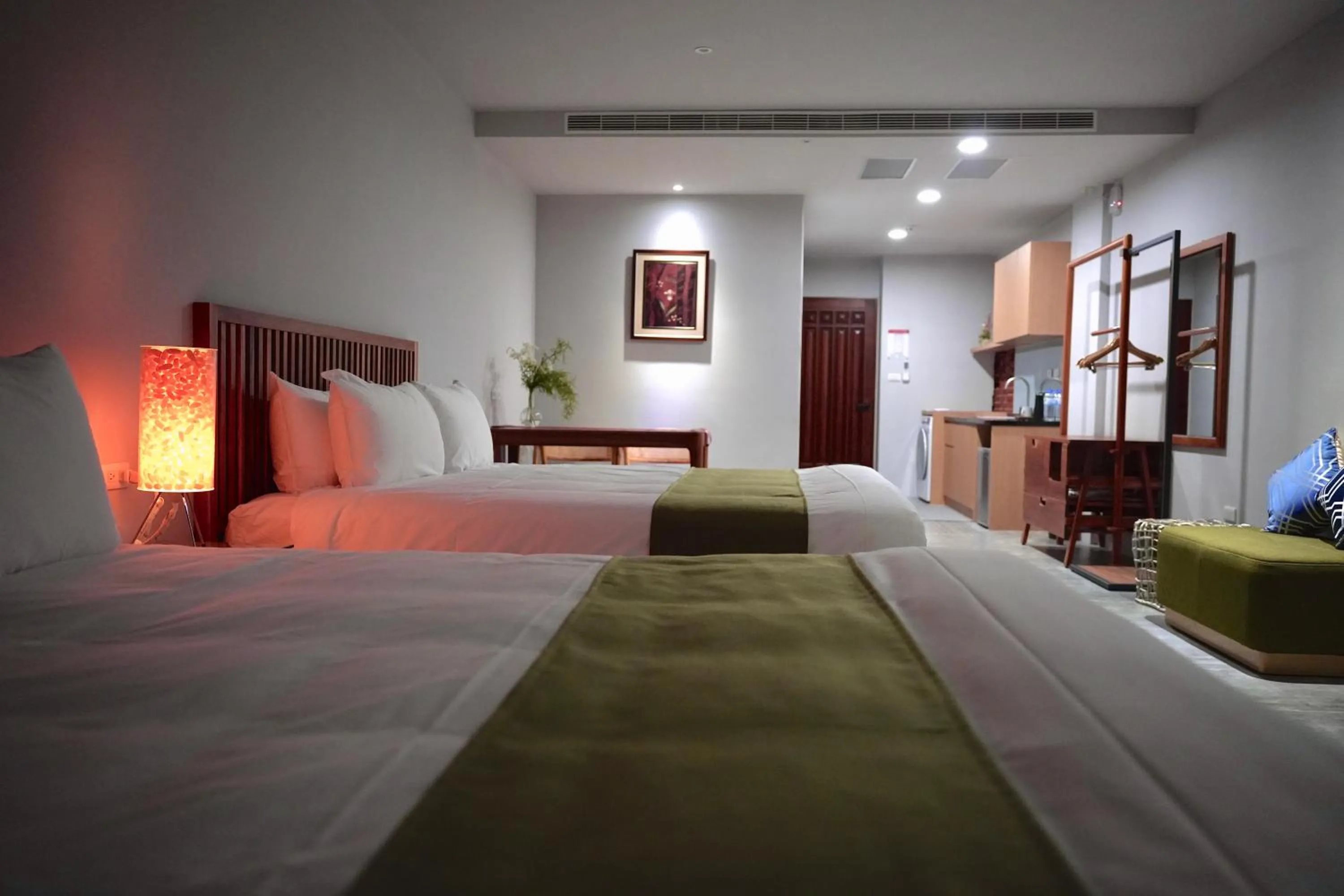 Bed in The MSUG Hotel