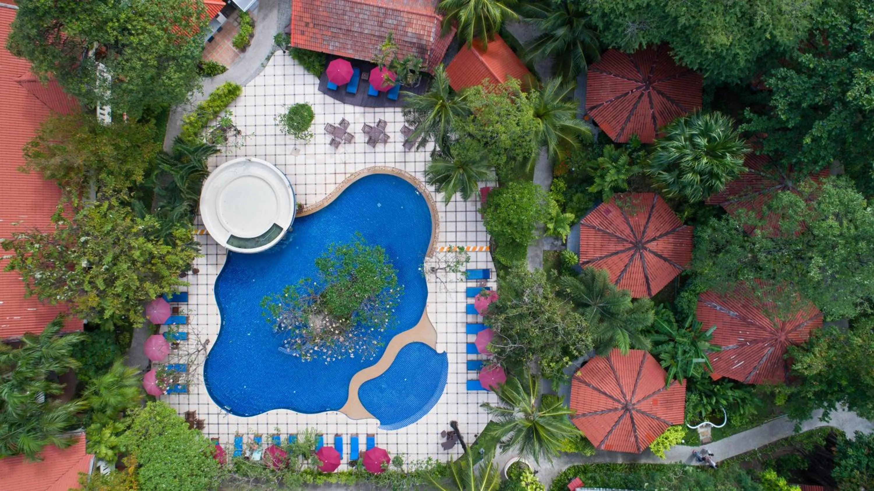 Bird's eye view in Phuket Leelavadee Hua Ting Resort