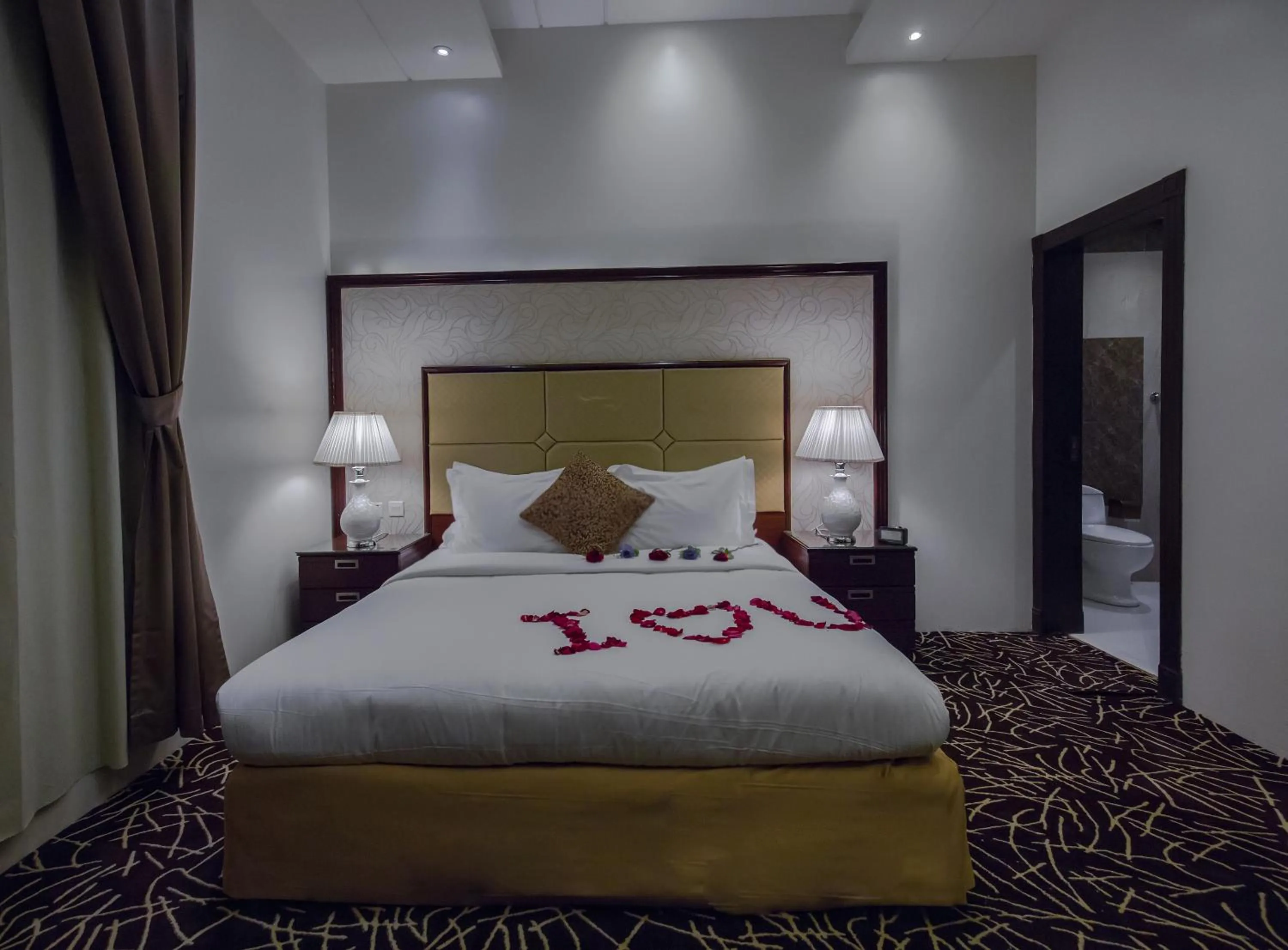 Bedroom, Bed in Rest Night Serviced Apartments- AlHamra