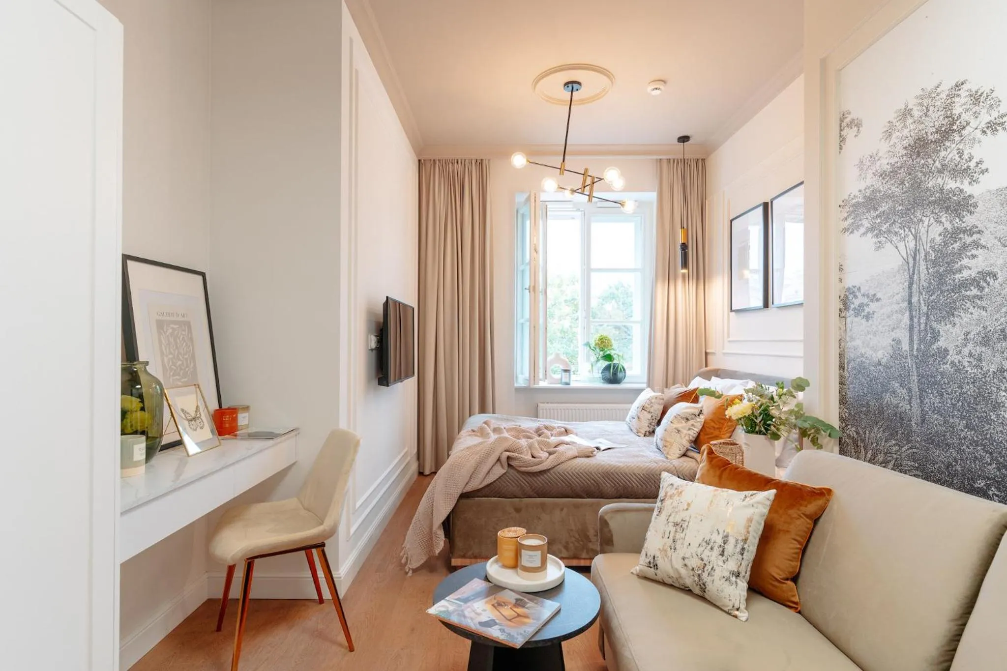 Living room in Warsaw Story - LoftAffair Collection