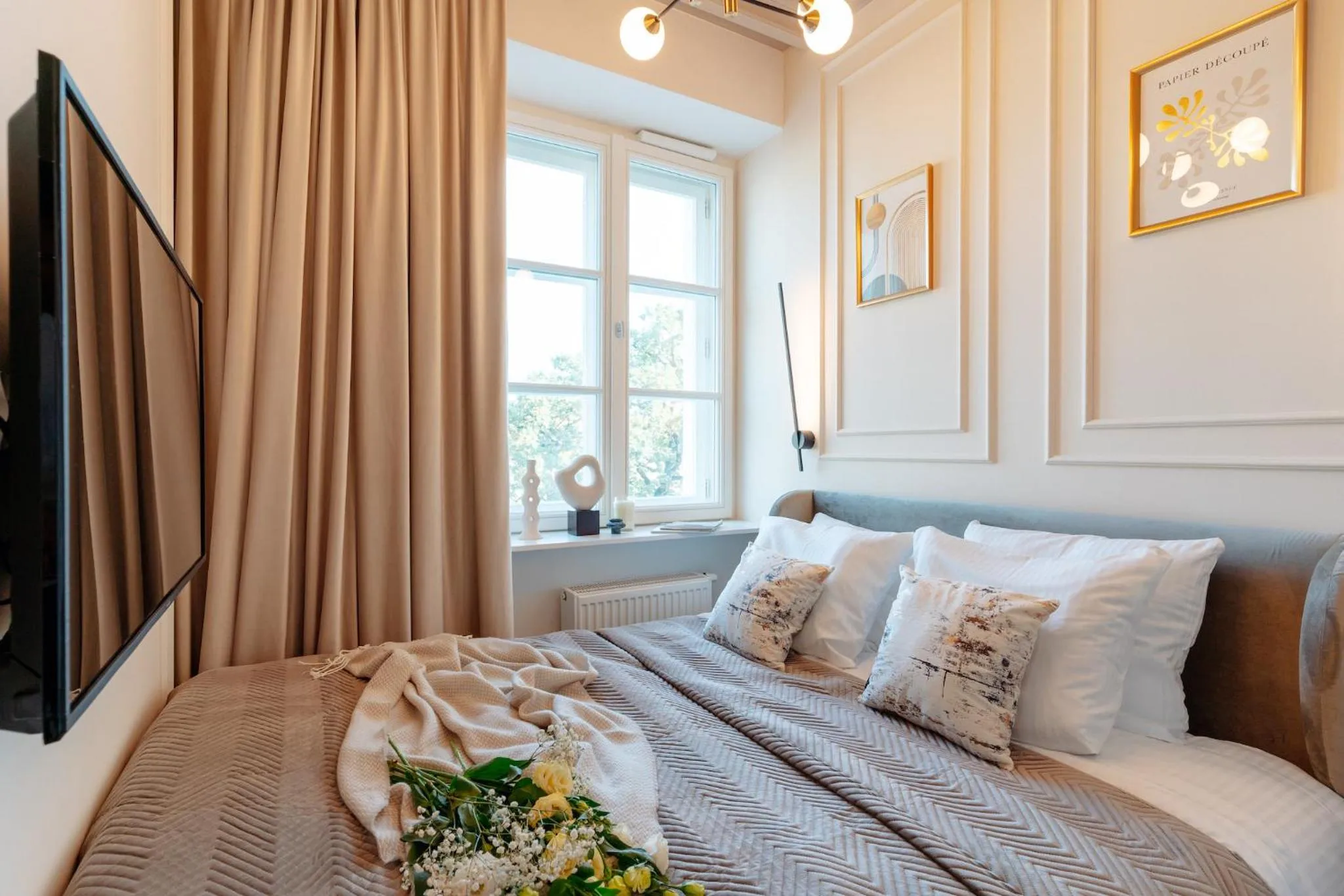 Bedroom, Bed in Warsaw Story - LoftAffair Collection