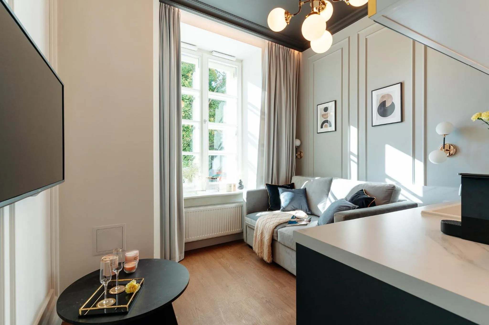 Seating area in Warsaw Story - LoftAffair Collection