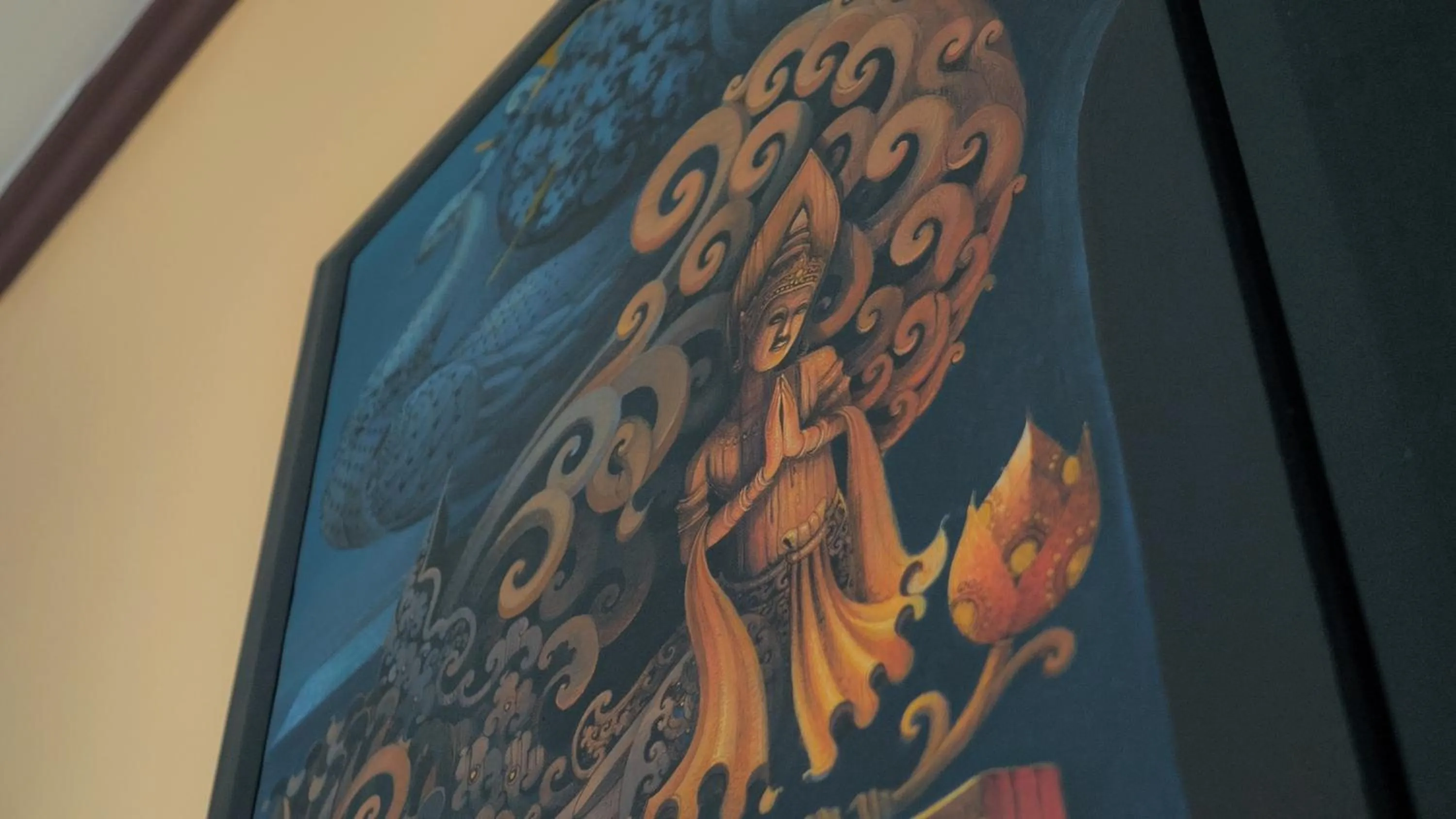 Decorative detail in Siam Avari Hotel, Chiang Rai