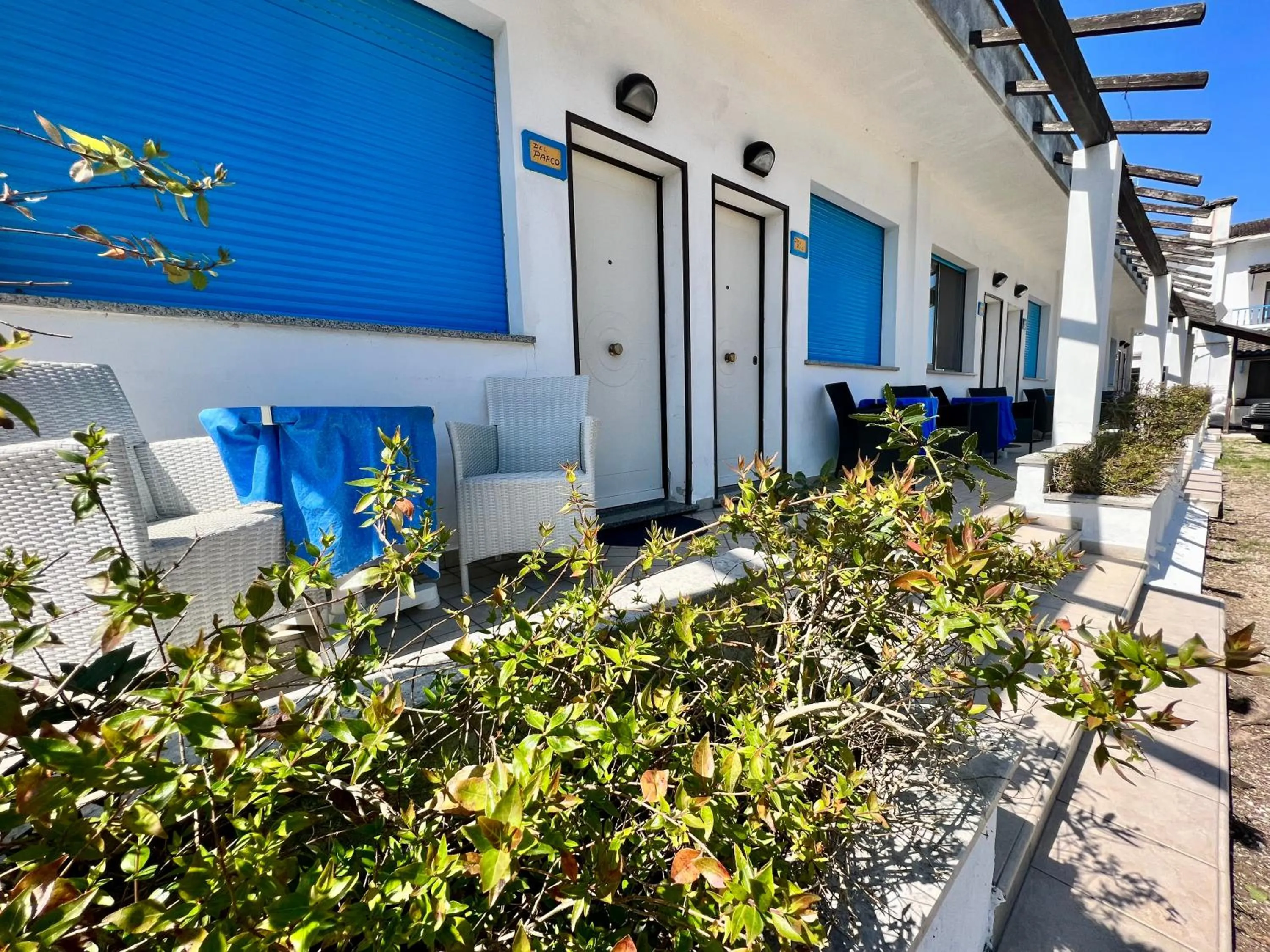 Patio in Hotel Ca' Bianca da Paolino