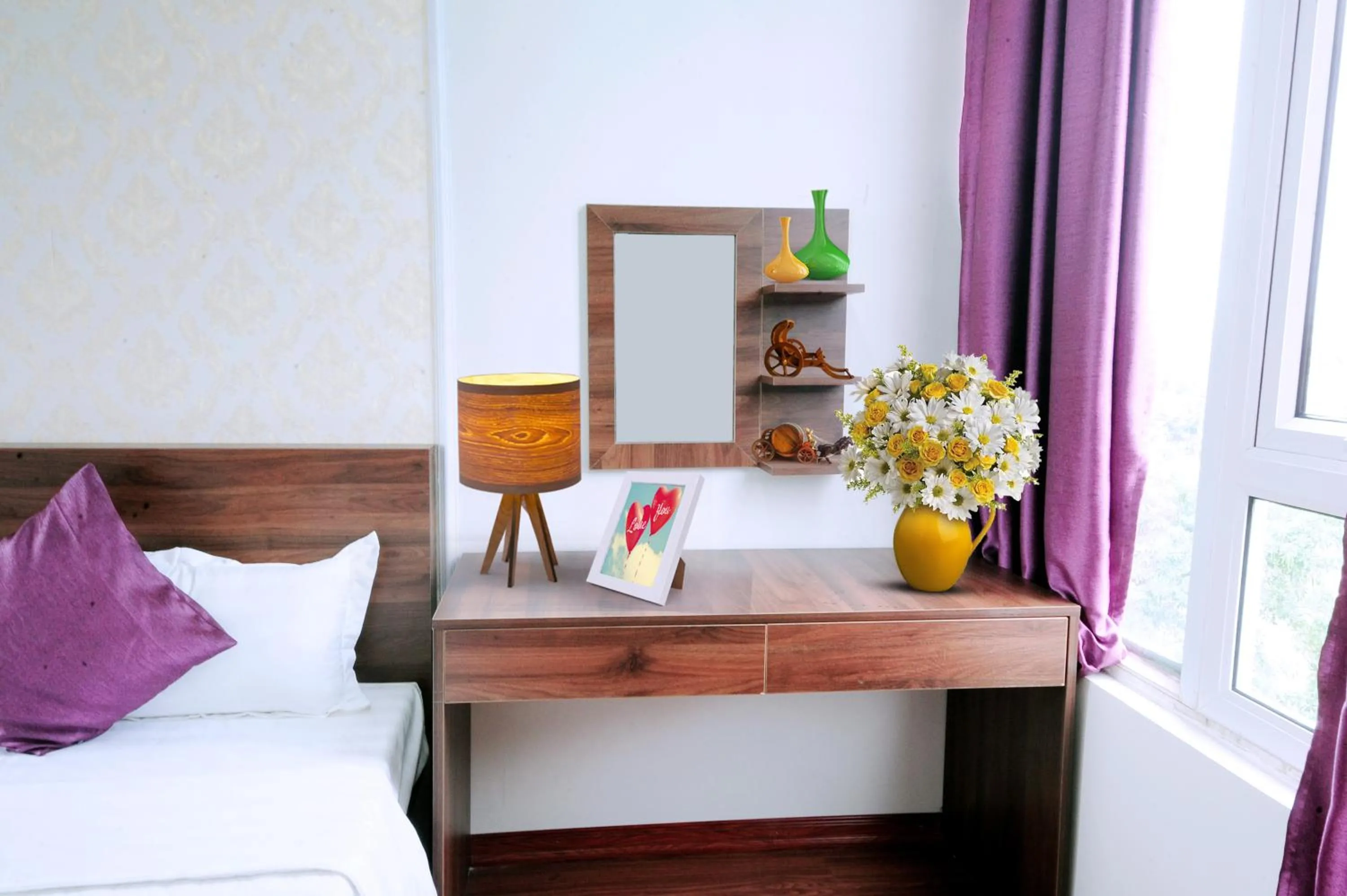 Bed in Van Giang Hotel