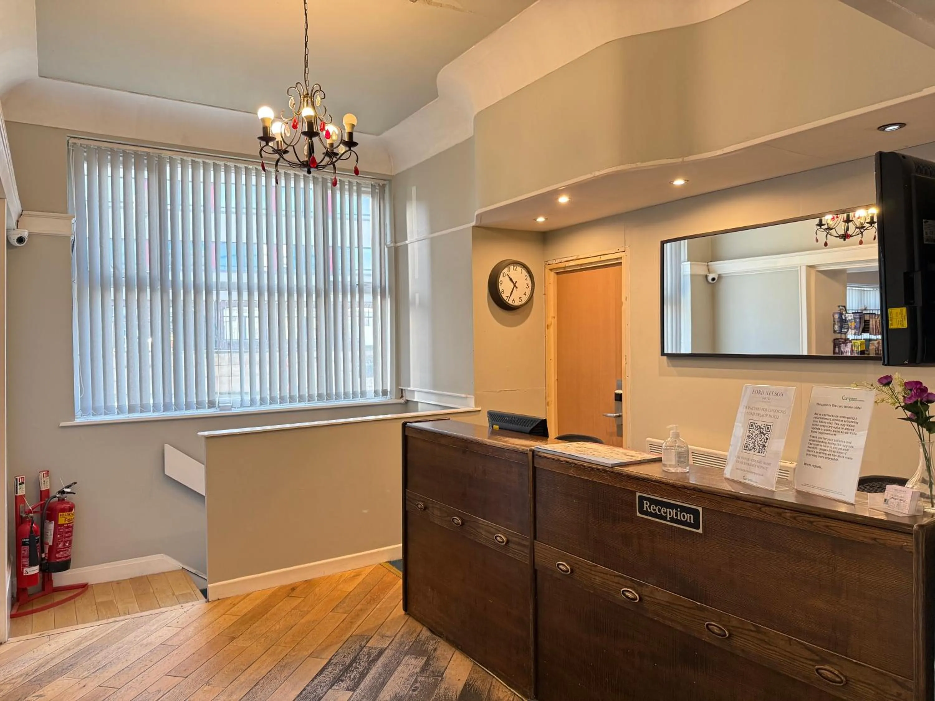 Lobby or reception in Lord Nelson Hotel by Compass Hospitality