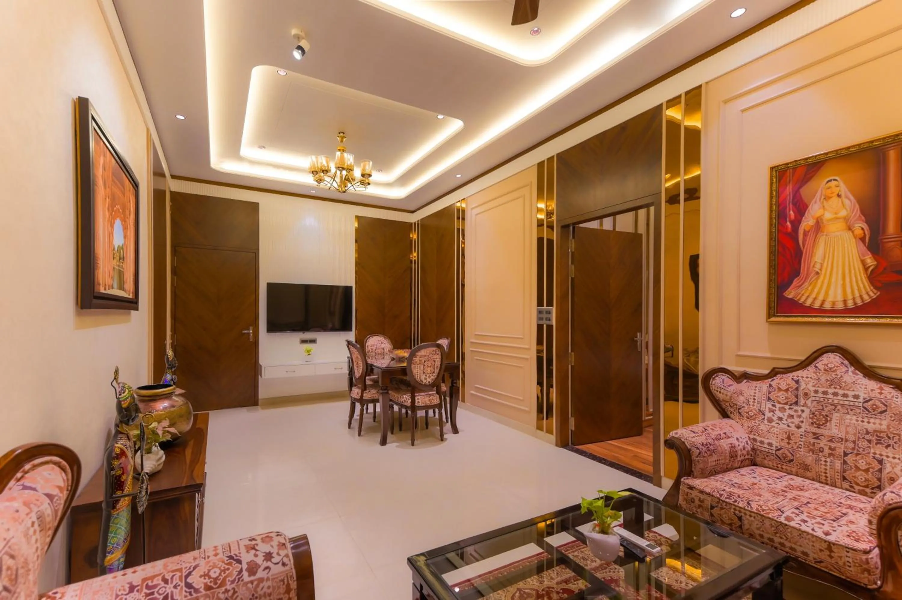 Seating area in Hotel Prime Safari