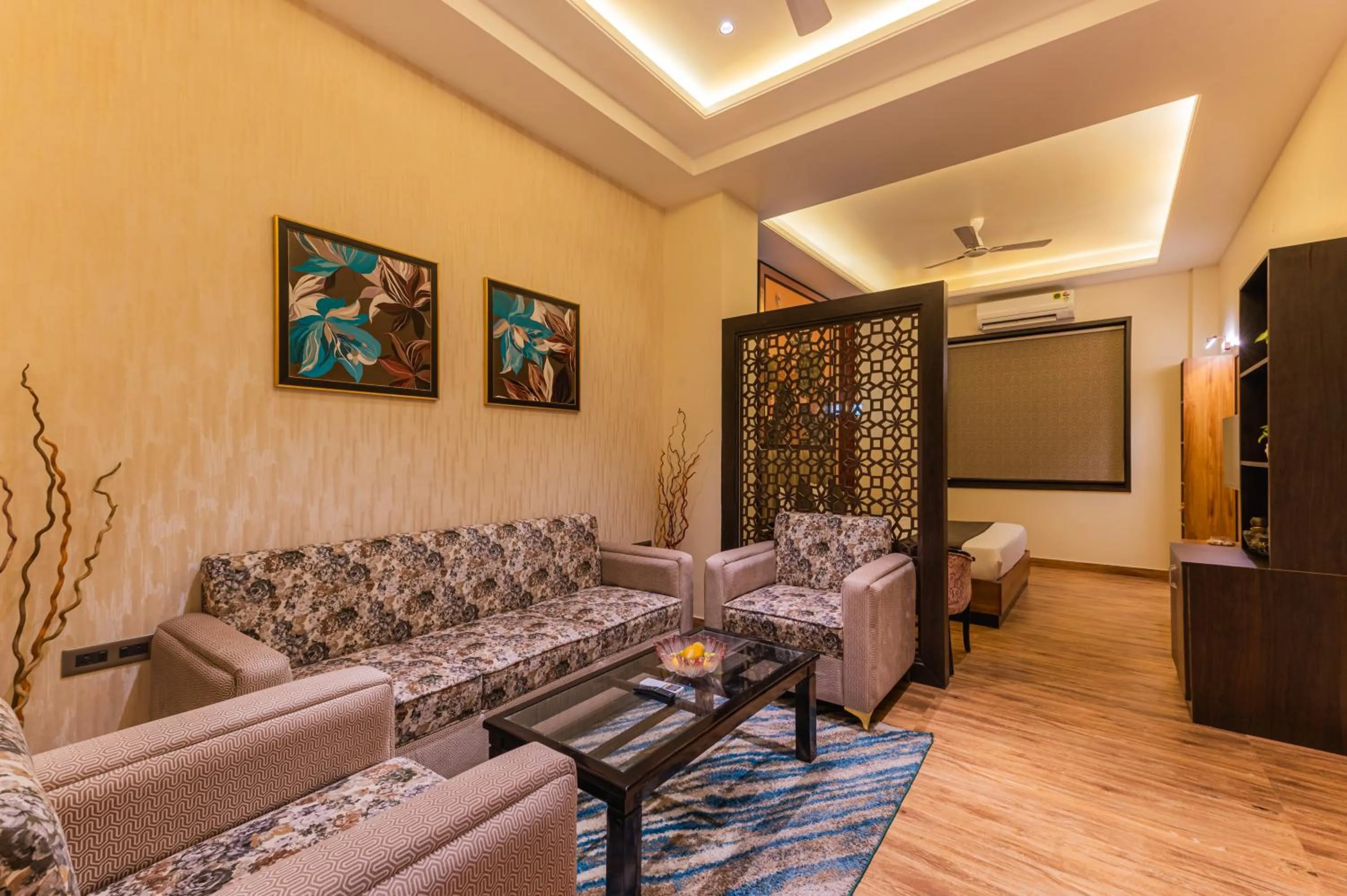 Seating area in Hotel Prime Safari