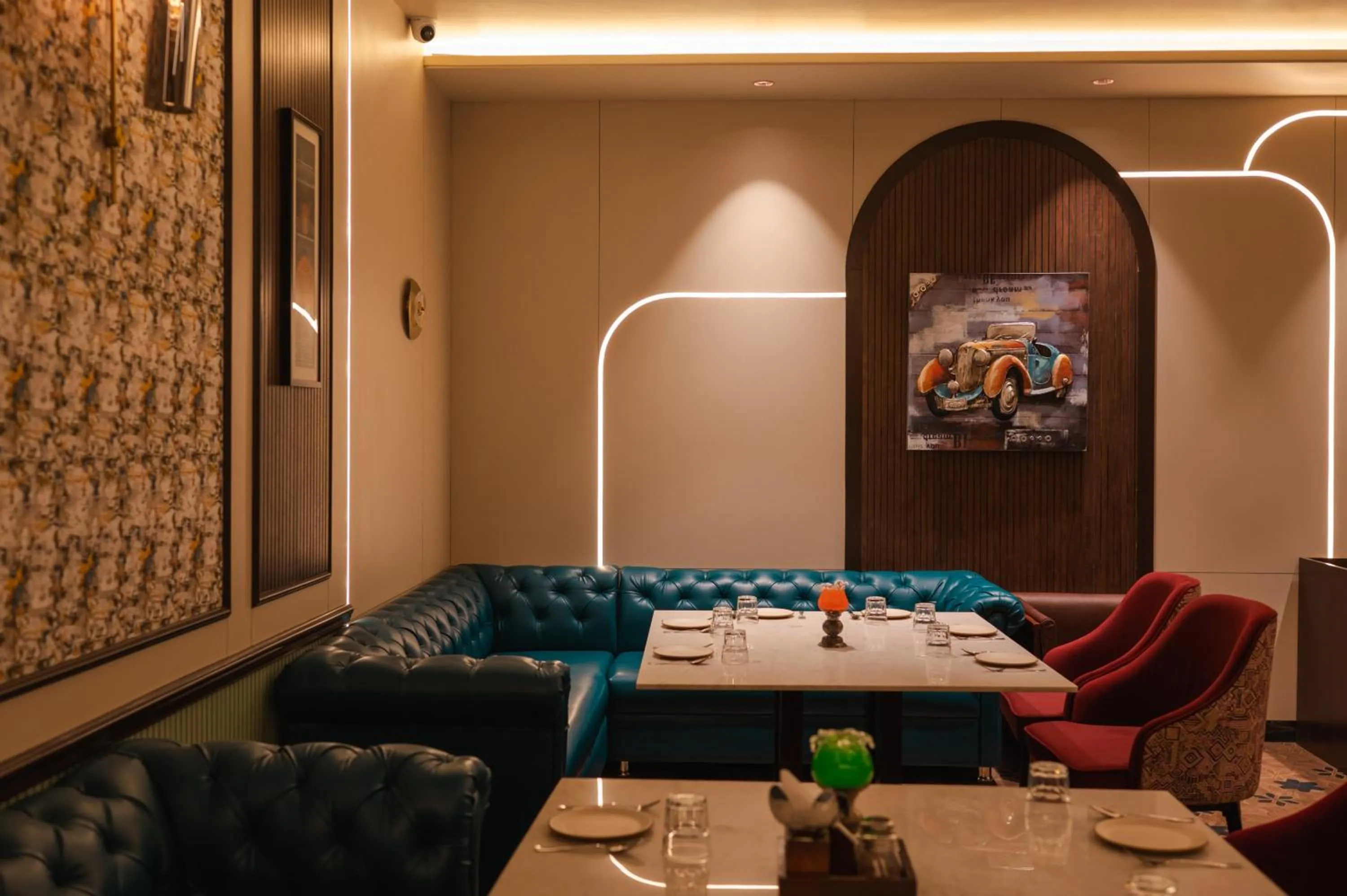 Seating area in Hotel Prime Safari