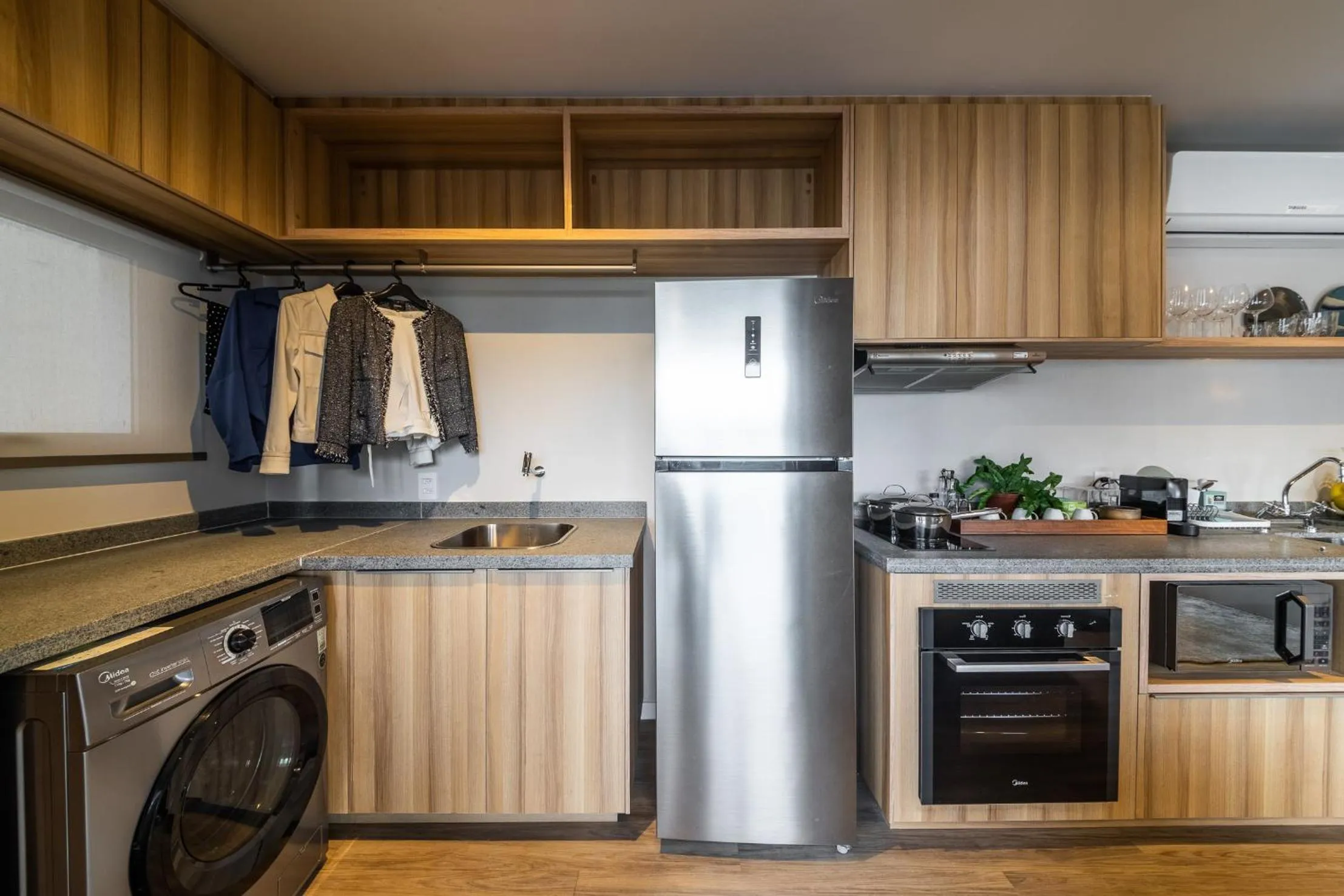 Kitchen or kitchenette in Noon Vila Madalena