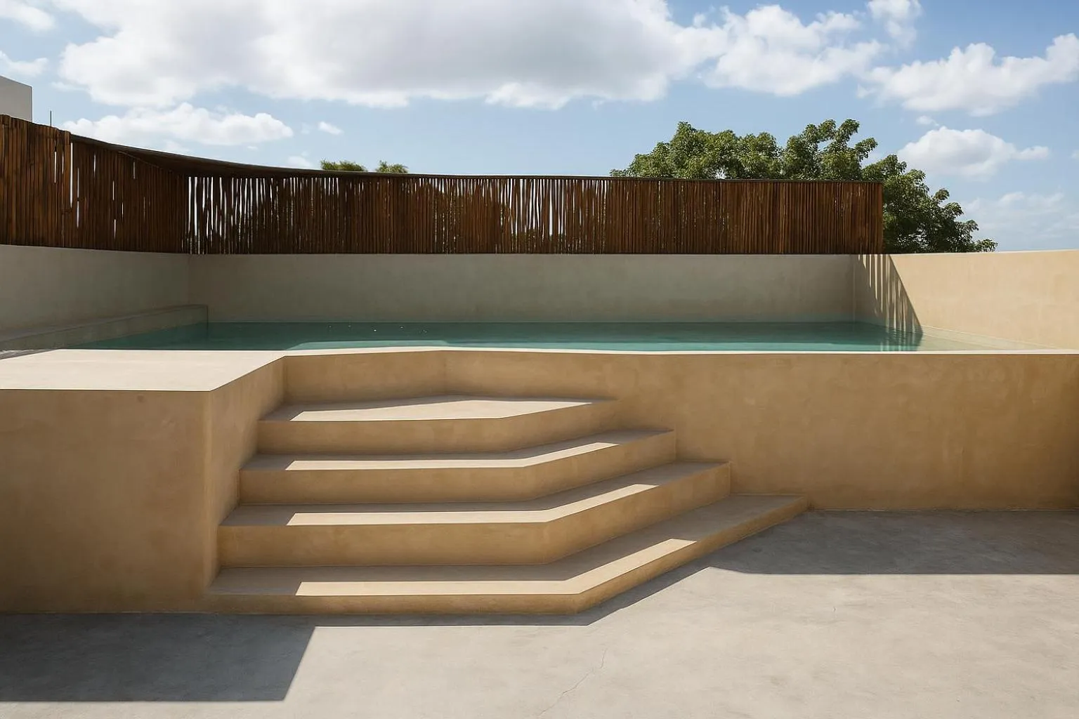 Pool view in Kassia Tulum
