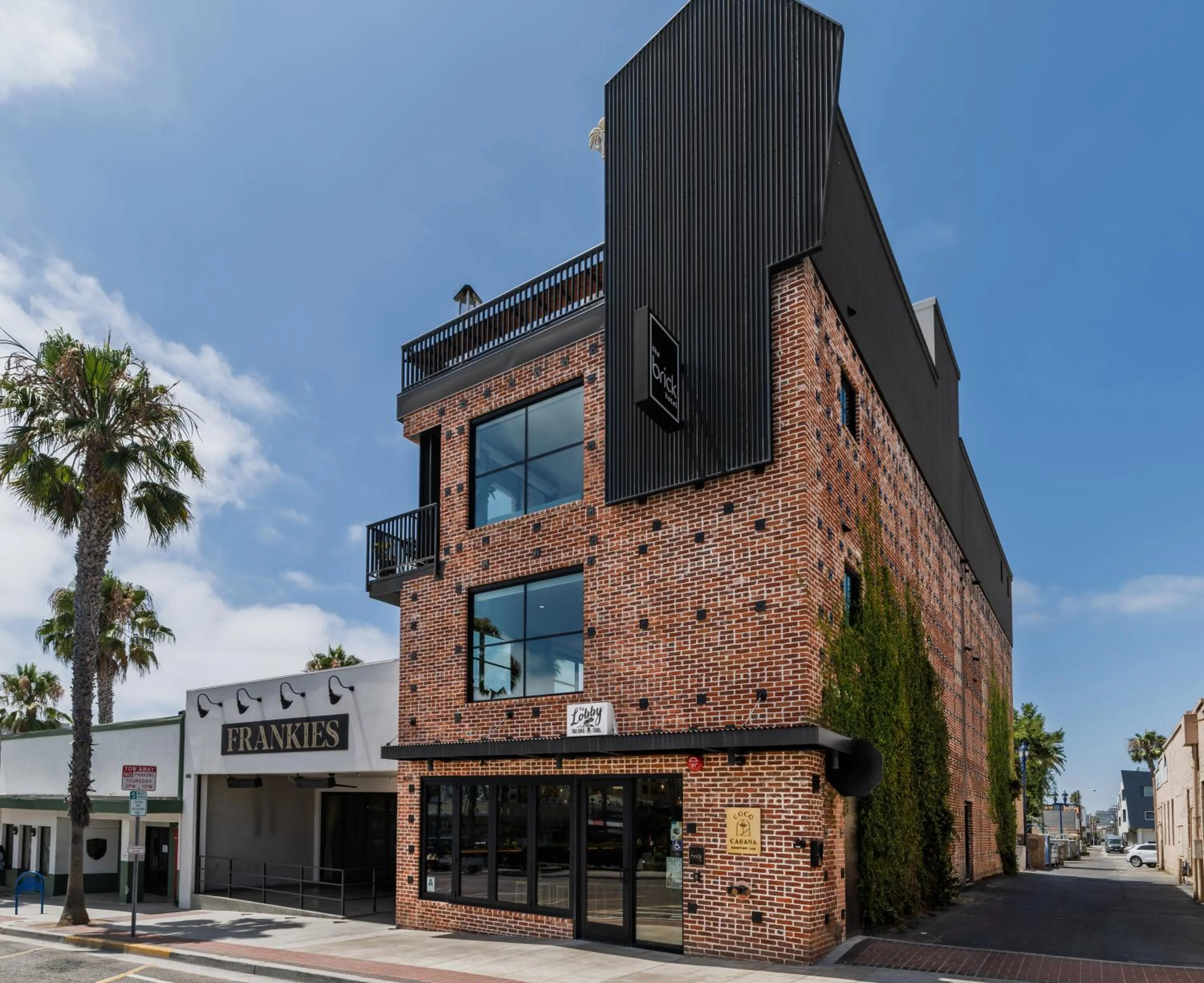 Property building in The Brick Boutique Hotel