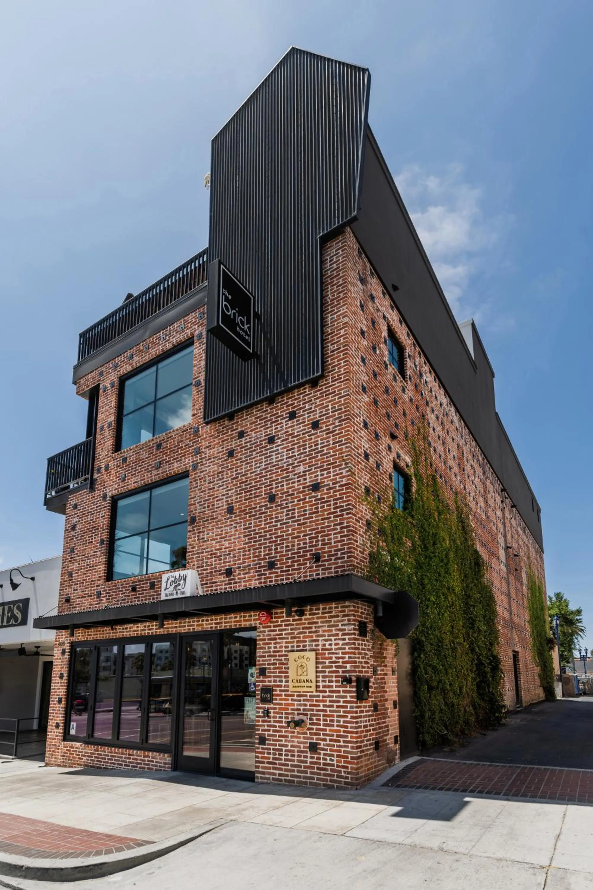 Property building in The Brick Boutique Hotel