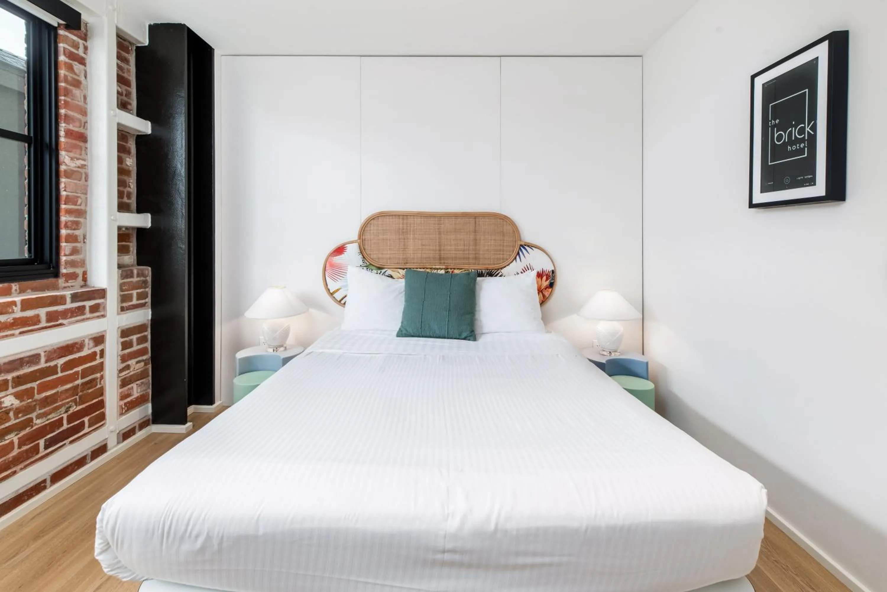 Bed in The Brick Boutique Hotel